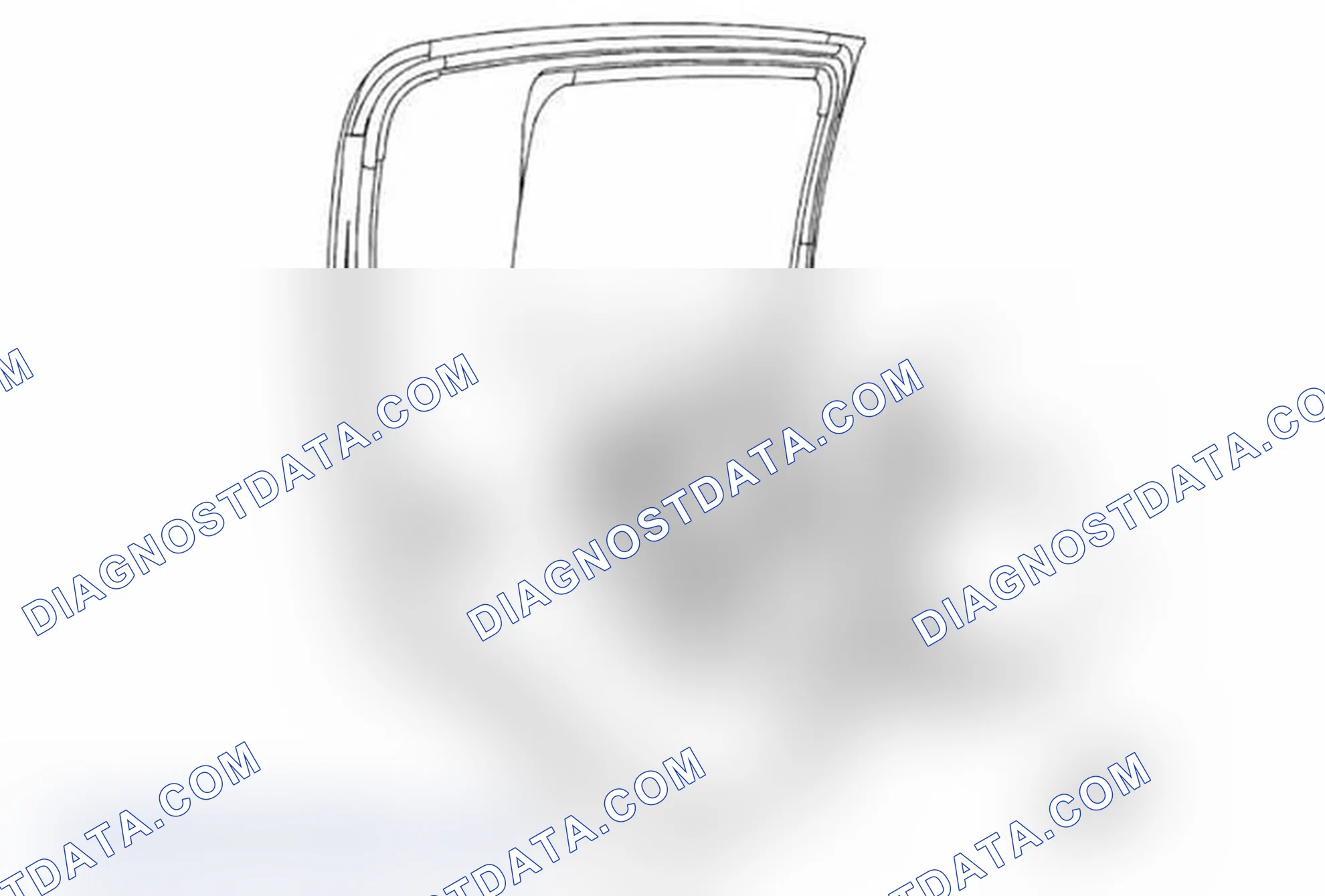 Scheme 21: Rear Side Door Window Rear Guide Replacement