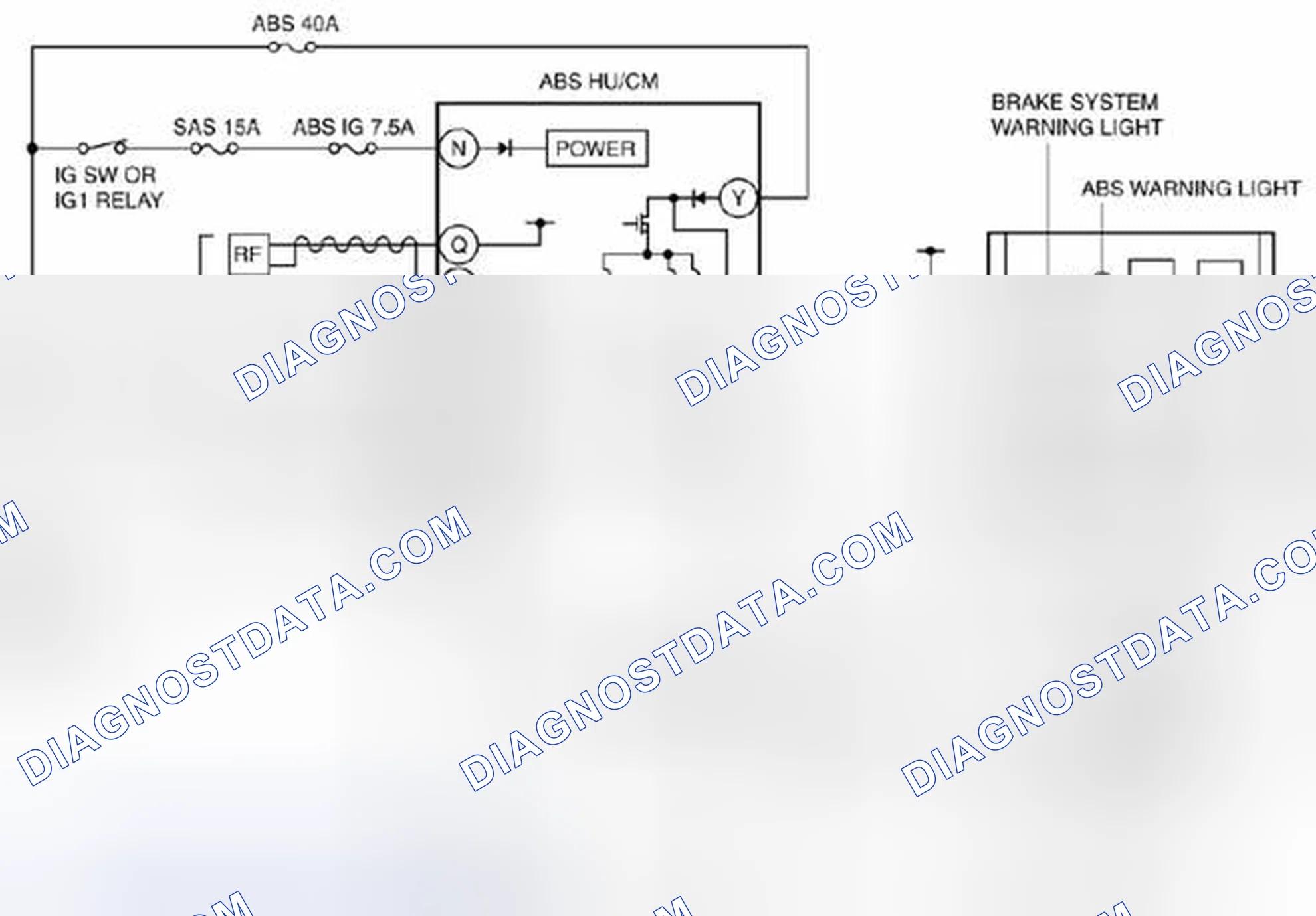 Scheme 25: ABS System - Wiring Diagram