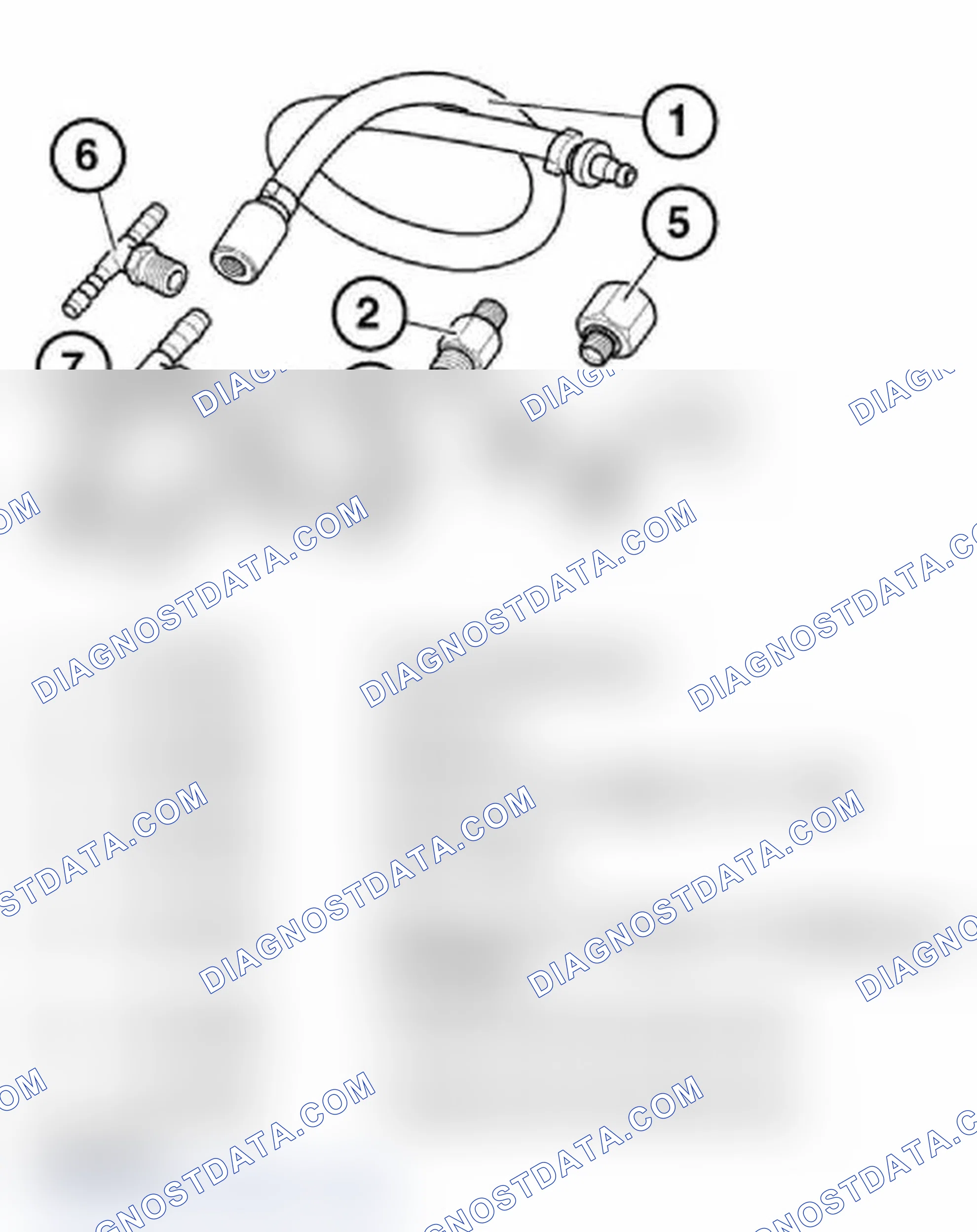 Scheme 8: 13 6 050 Set of adapters for BMW DIS