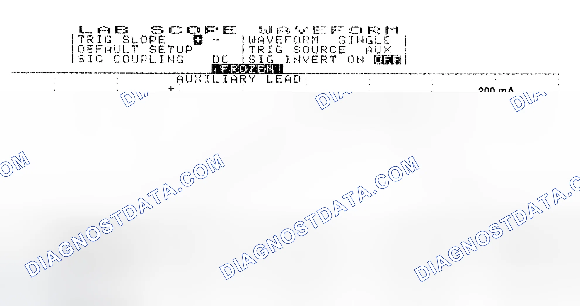 Scheme 13: Single Injector w/Normal Current Flow - Current Pattern