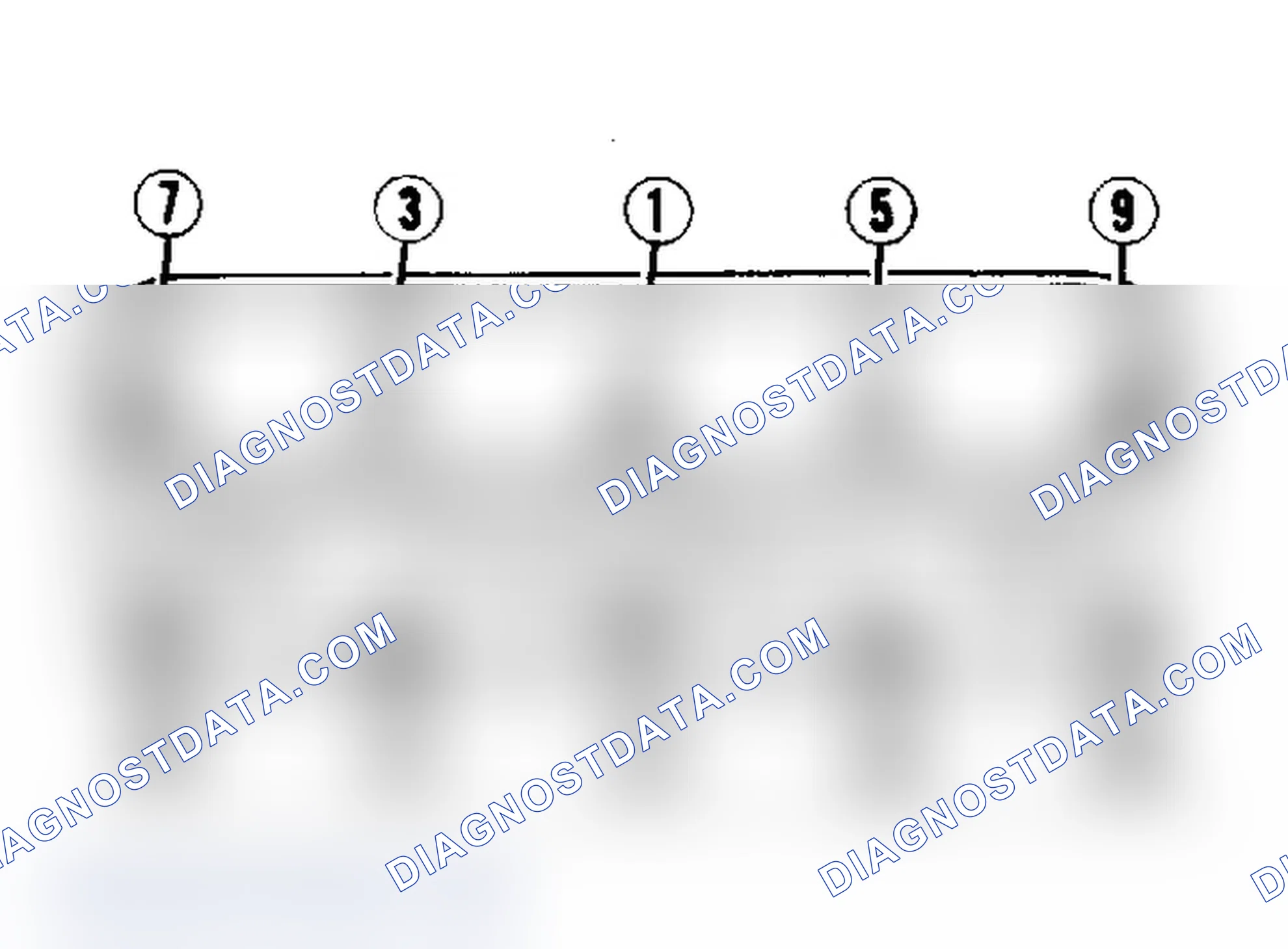 Scheme 19: Cylinder Head Tightening Sequence Tighten head bolts in two steps.
