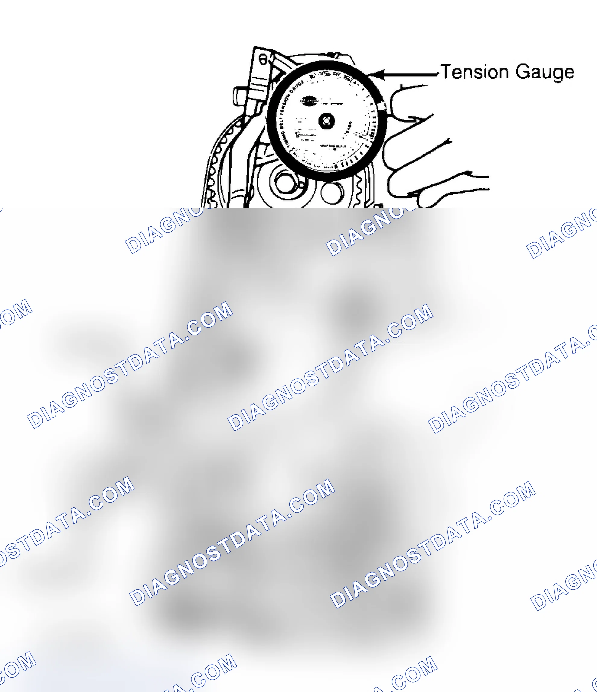 Scheme 28: Adjusting Typical Timing Belt Tension