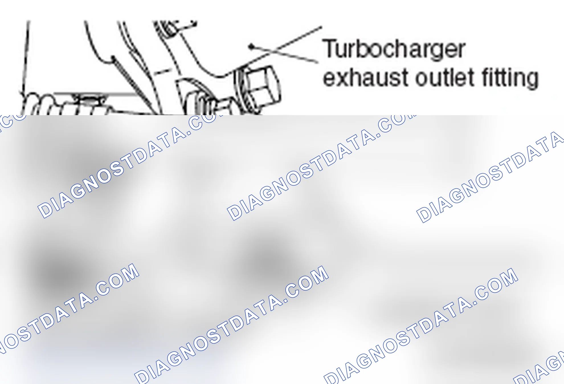Scheme 28: >> E << TURBOCHARGER EXHAUST OUTLET FITTING BRACKET INSTALLATION