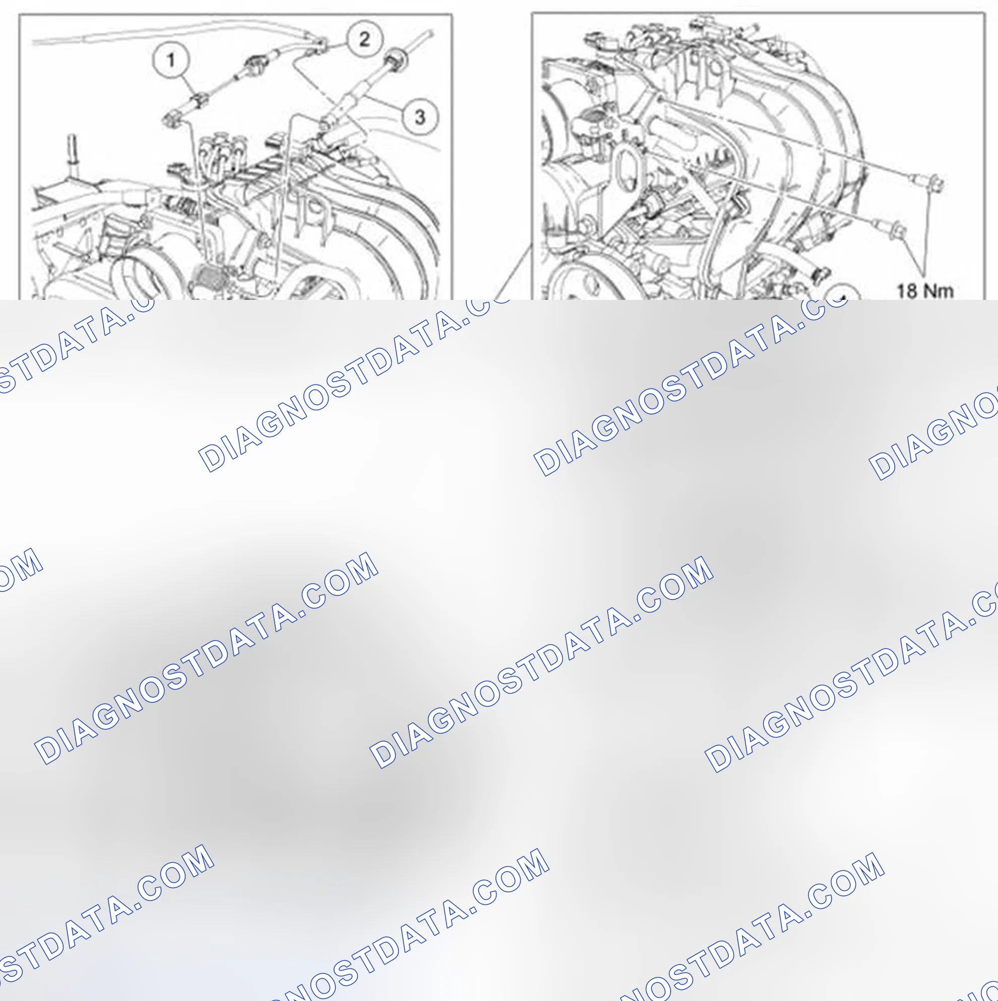 Scheme 116: Intake Manifold - Cables and LH Connections