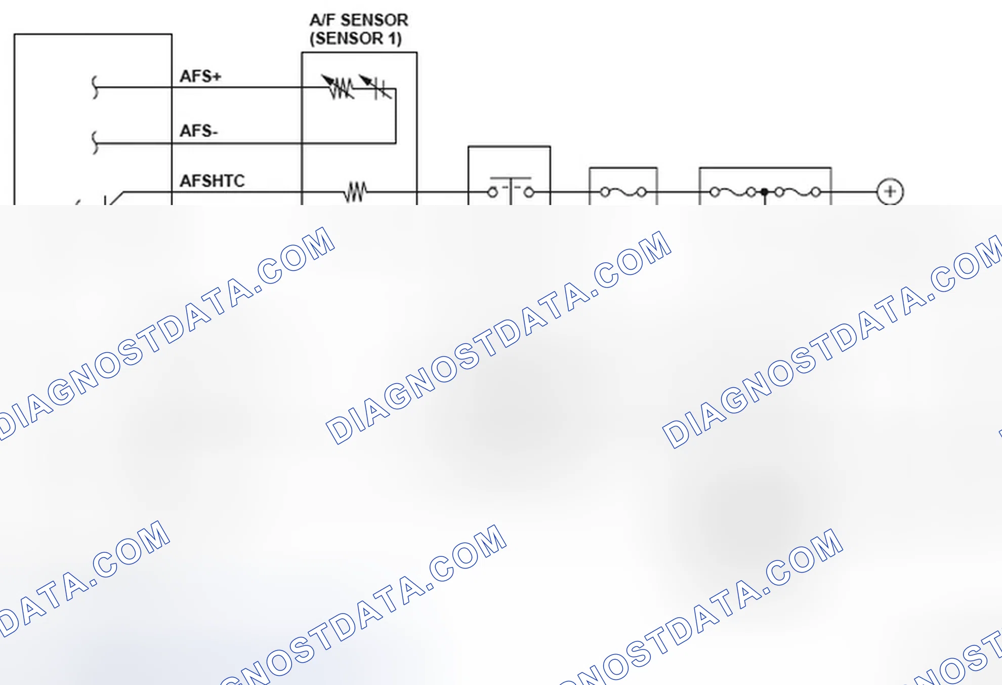 Scheme 178: Air/Fuel Ratio (A/F) Sensor (Sensor 1) Heater Malfunction - Circuit Diagram