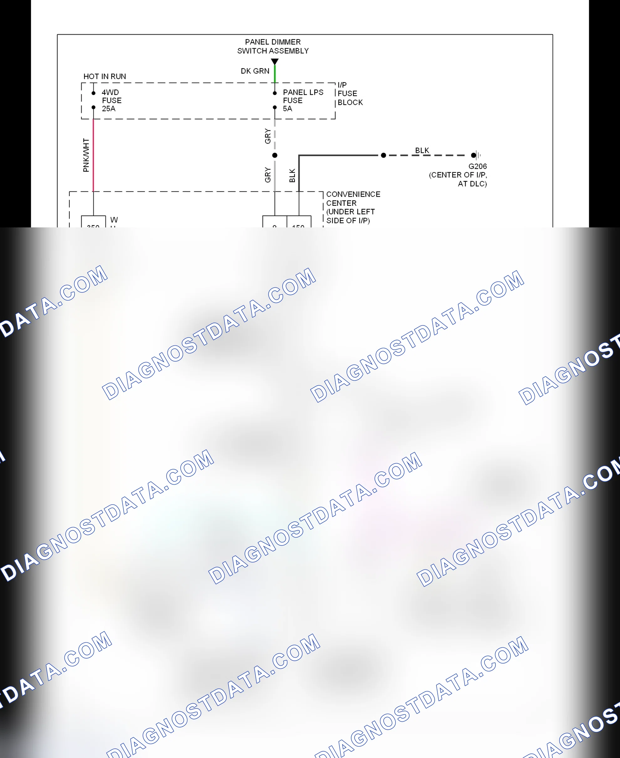 Scheme 9: Transfer Case Circuit (1994 Except K300)