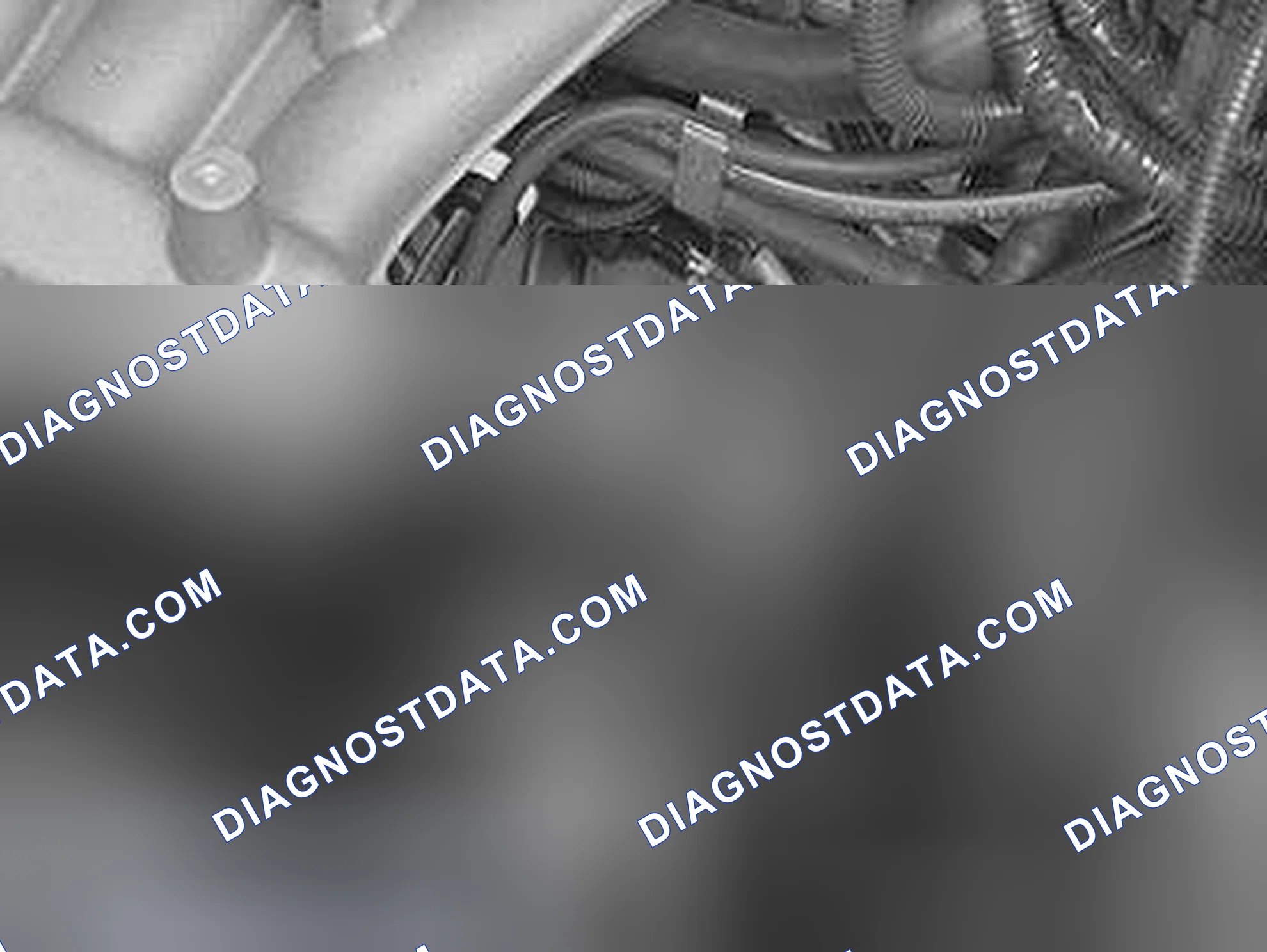 Scheme 505: Installing the crankshaft adjustment tool