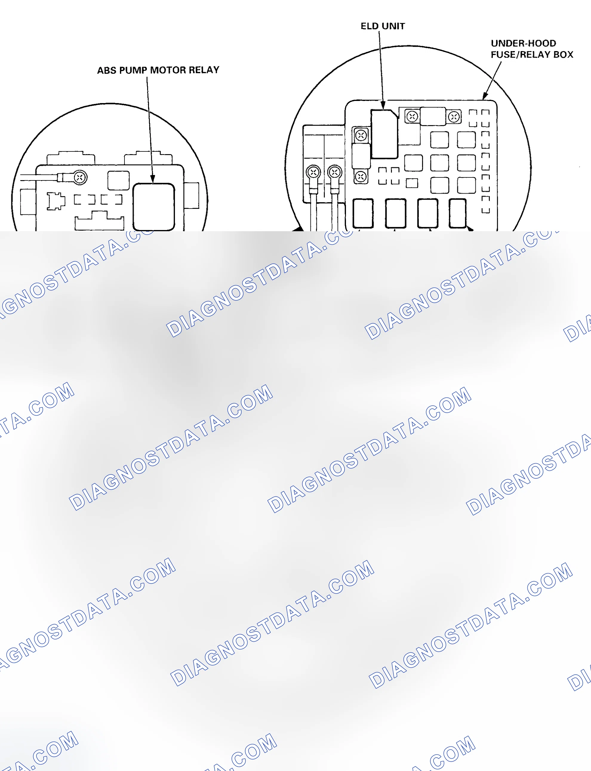 Scheme 6: UNDER-HOOD ABS FUSE/RELAY BOX