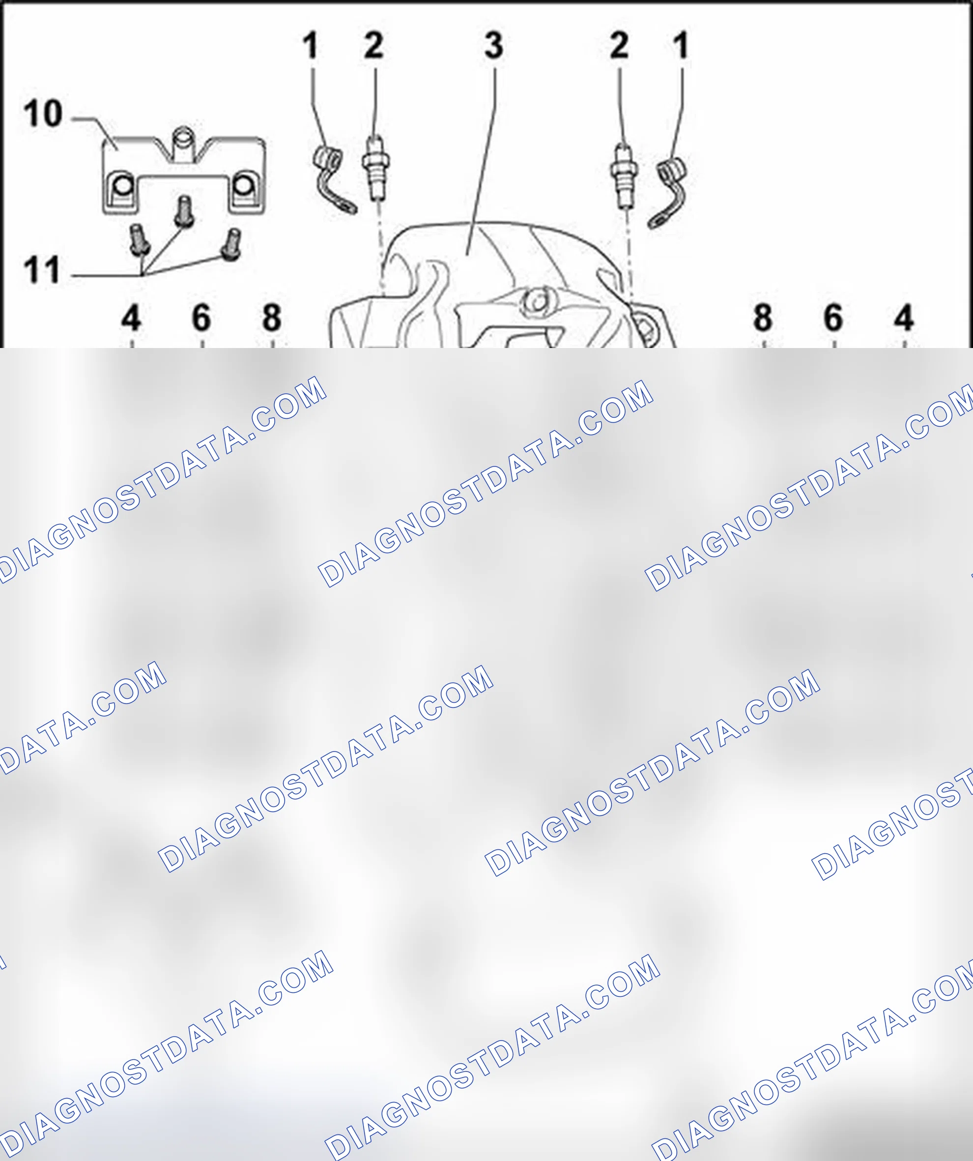 Scheme 134: Brake caliper, servicing