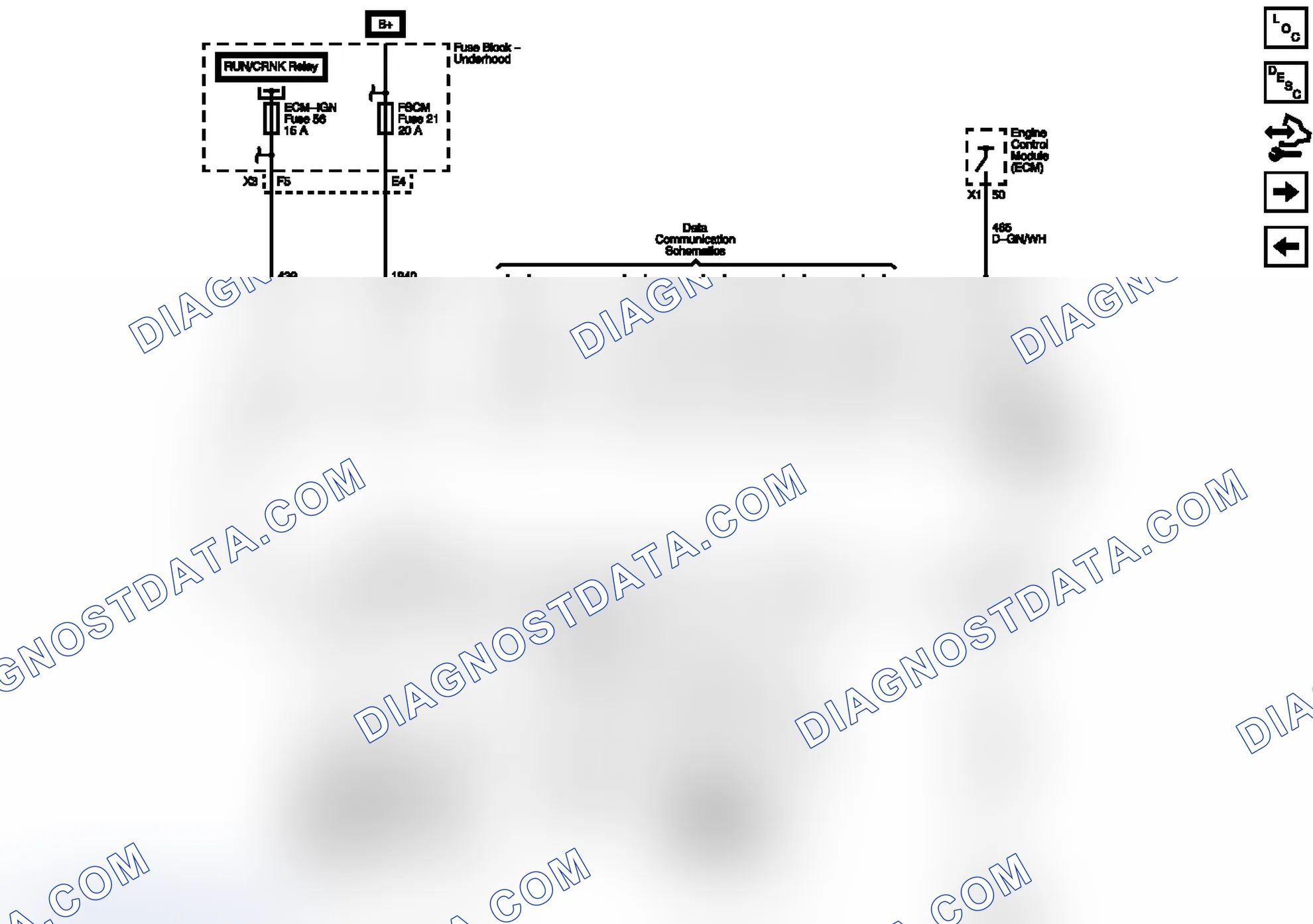 Scheme 83: Fuel Controls - Fuel Pump (Except JL1)