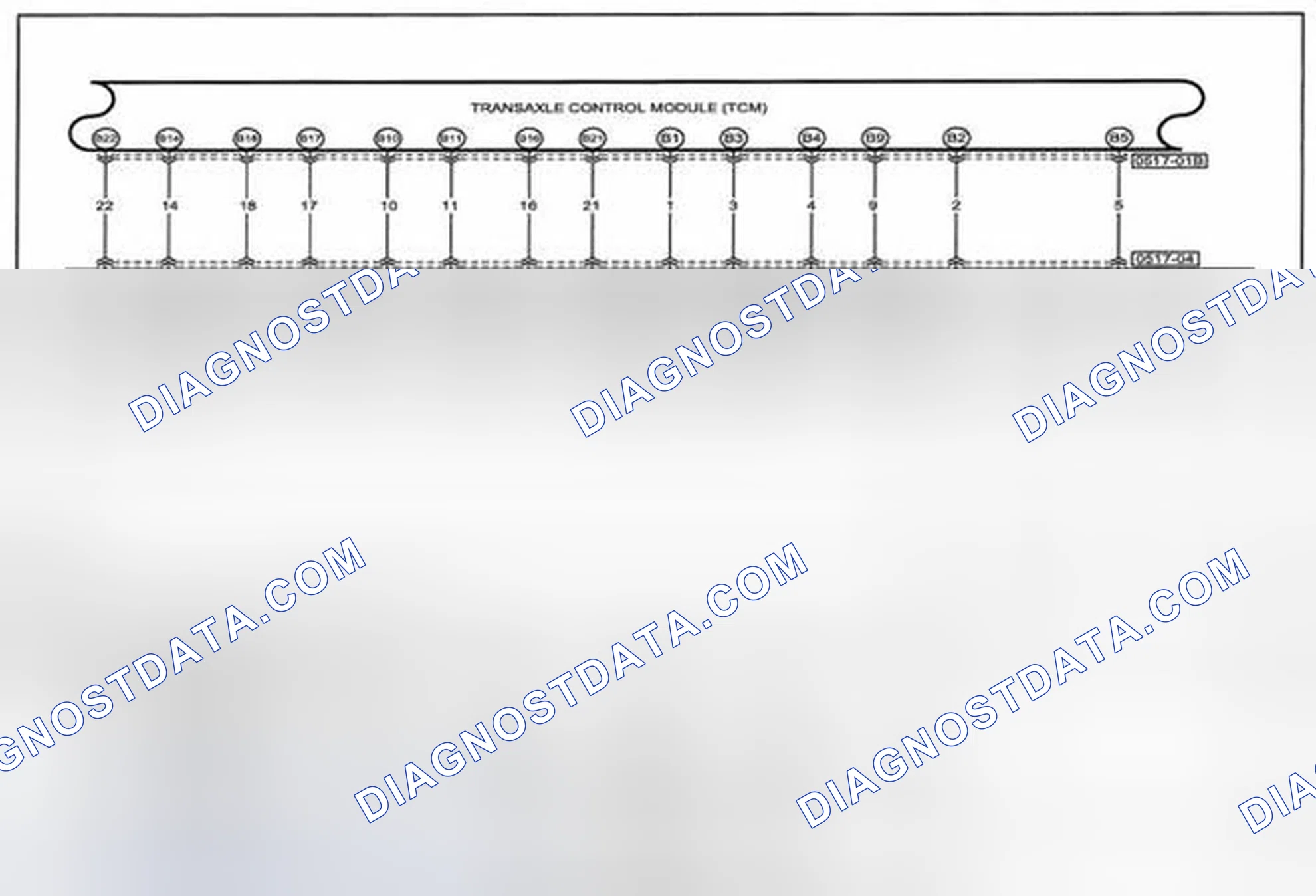 Scheme 130: Automatic Transaxle Control System Wiring Diagram - 0517-c (1 Of 2)