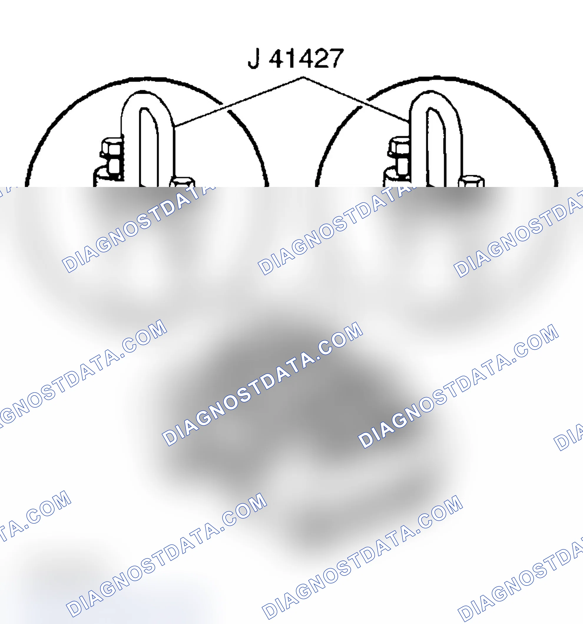 Scheme 4: Installing J-41427 To Intake Manifold