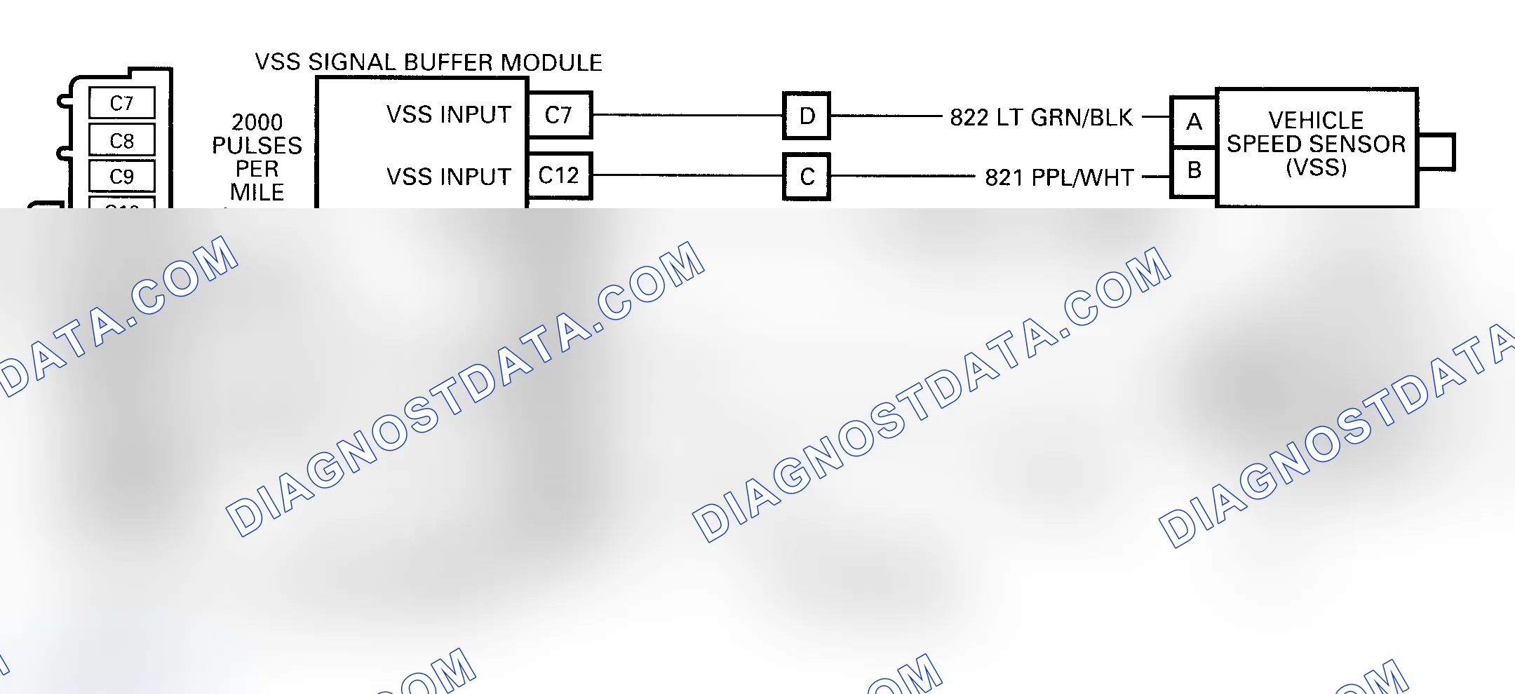 Scheme 69: Code 72 Schematic ("C", "G" & "K" Series) VSS Circuit Loss Transmission Output Signal