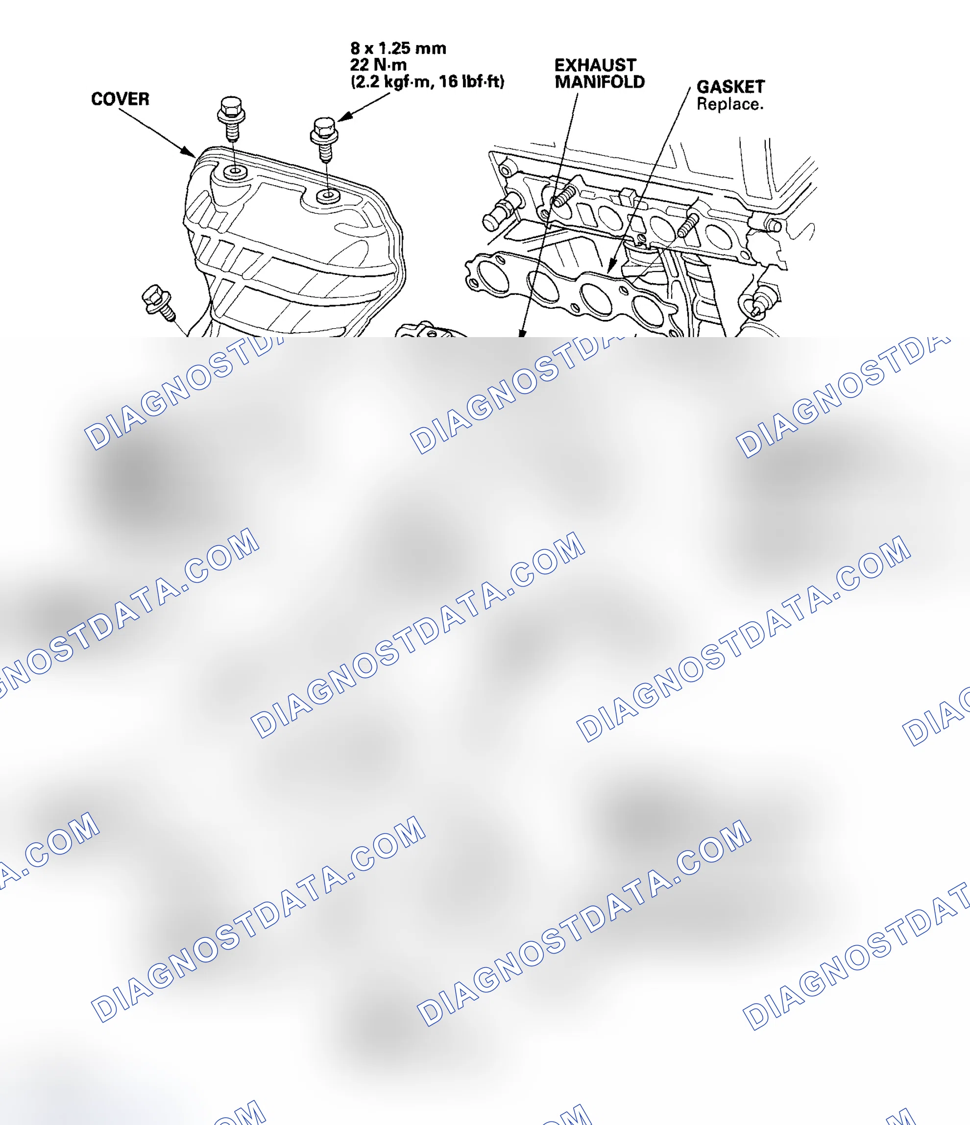 Scheme 35: Exhaust Manifold Removal and Installation