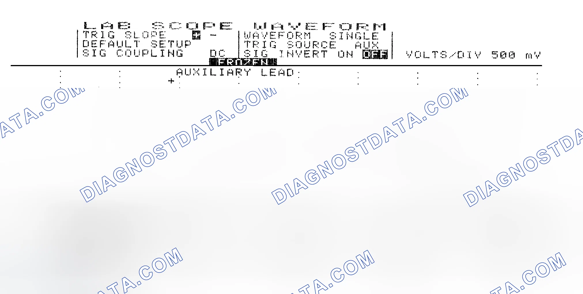 Scheme 14: Single Injector w/Excessive Current Flow - Current Pattern