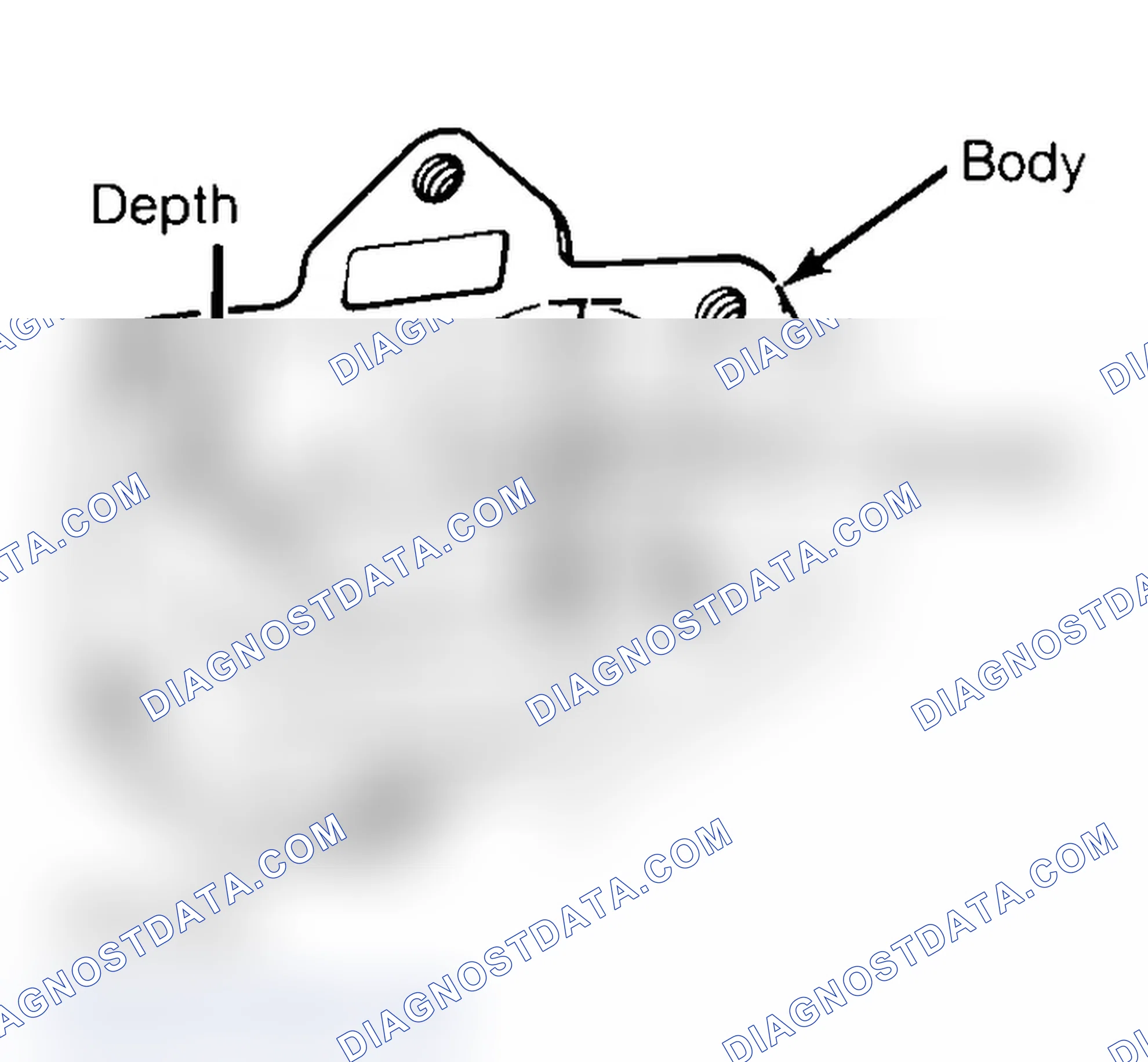 Scheme 35: Measuring Oil Pump Gear Cavity