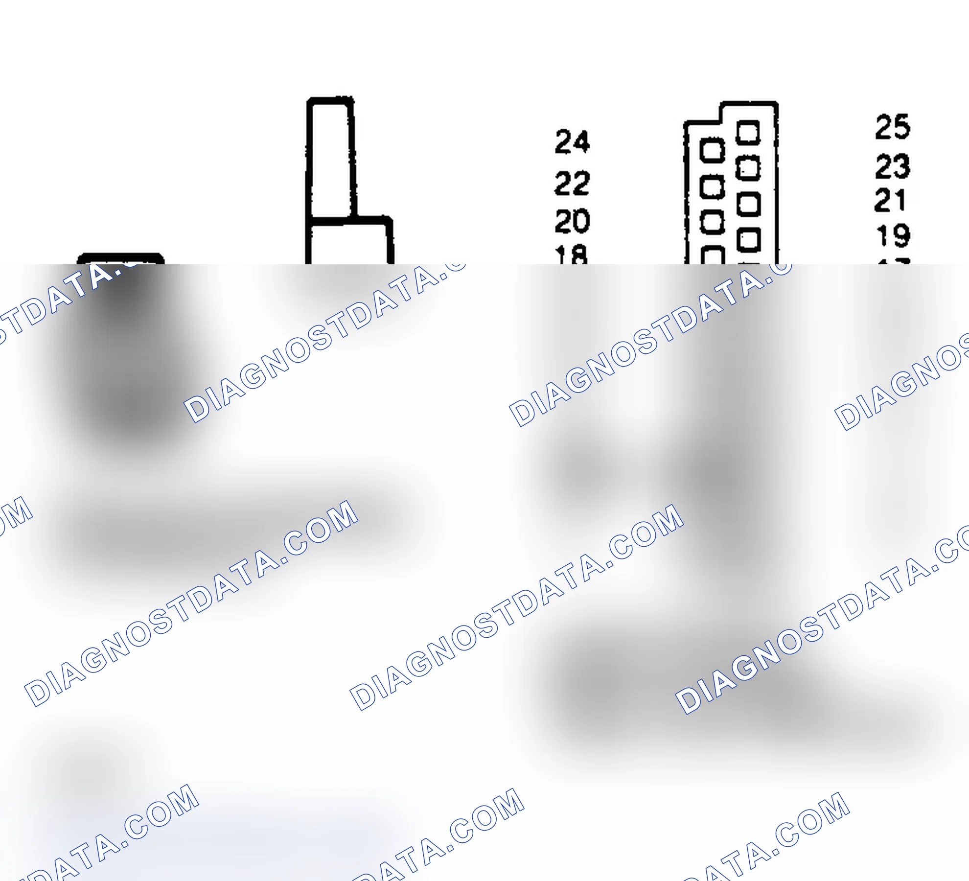 Scheme 149: Solenoid Assembly Connectors & Logic Module Blue Connector View From Wire End