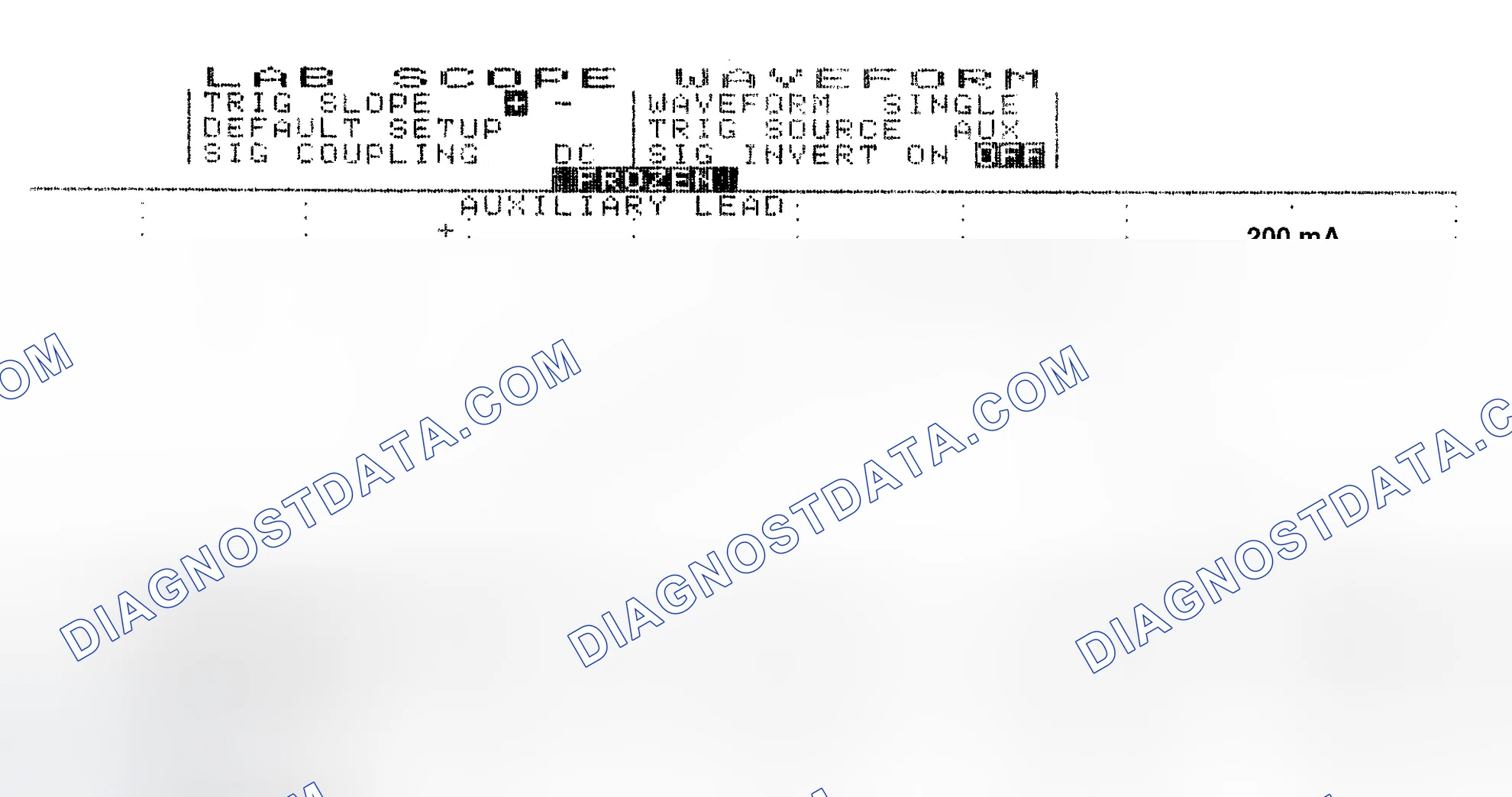 Scheme 13: Single Injector w/Normal Current Flow - Current Pattern