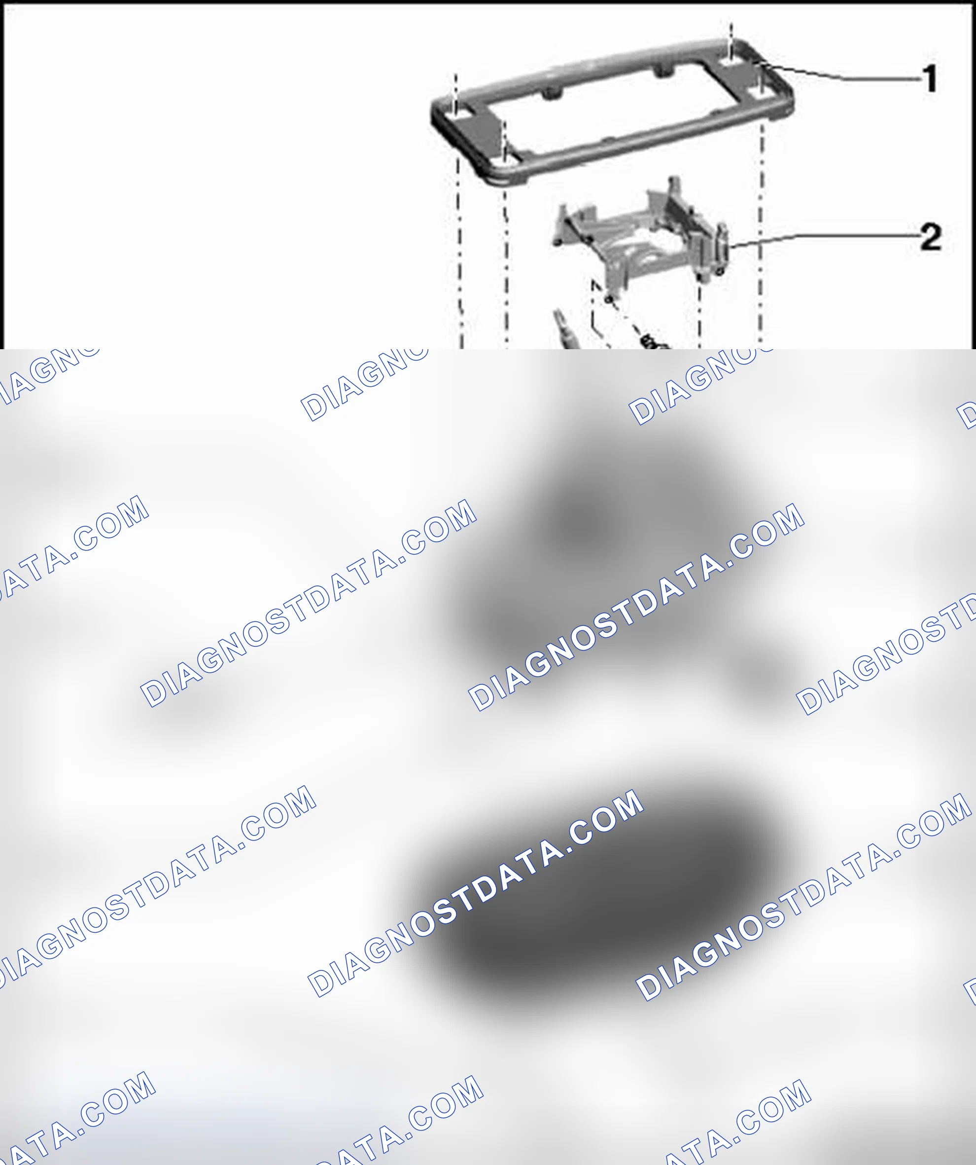 Scheme 1292: Shift mechanism (from VIN 8E_6A156500), assembly overview
