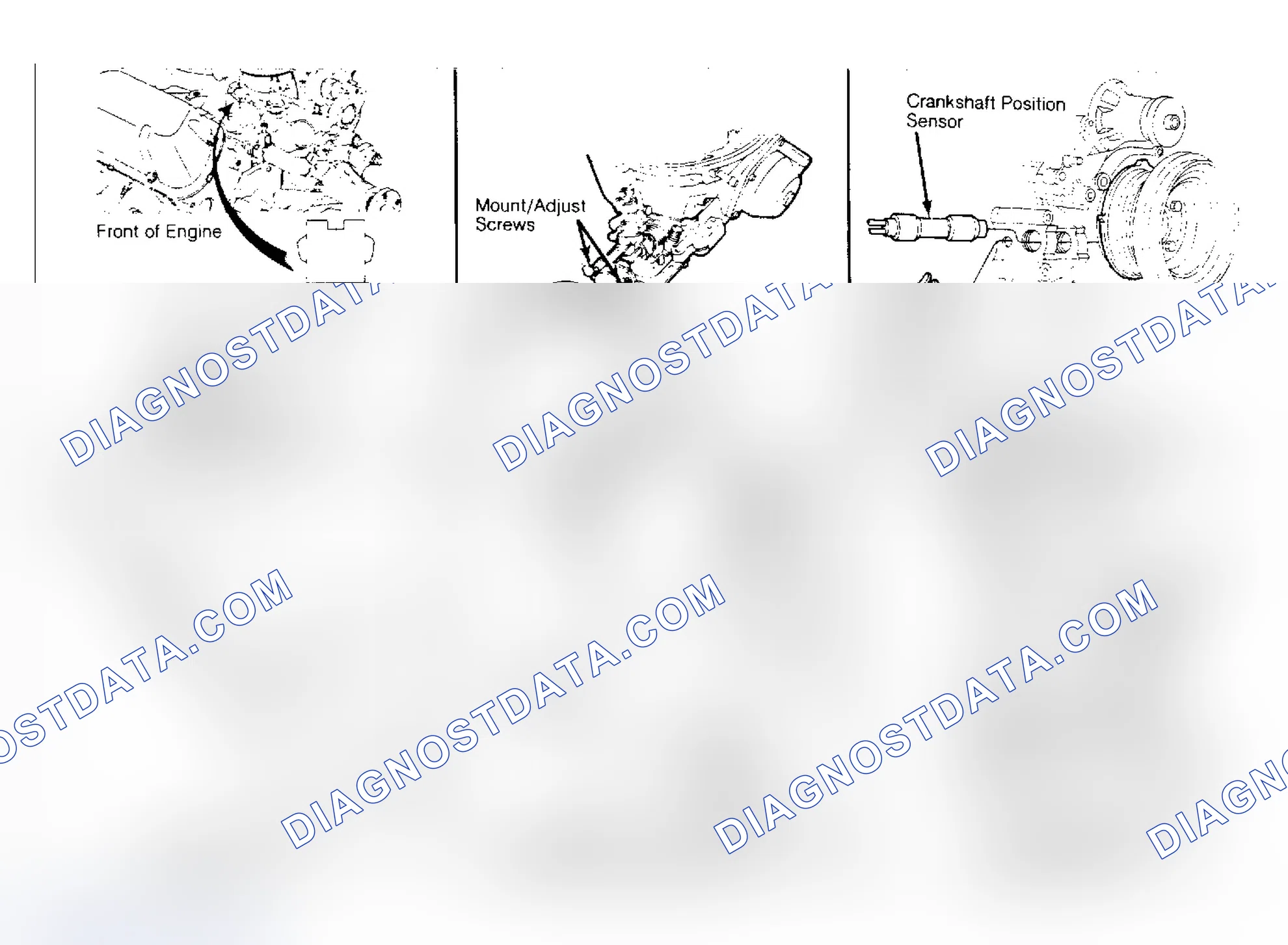 Scheme 64: Electronic Engine Control Sensors