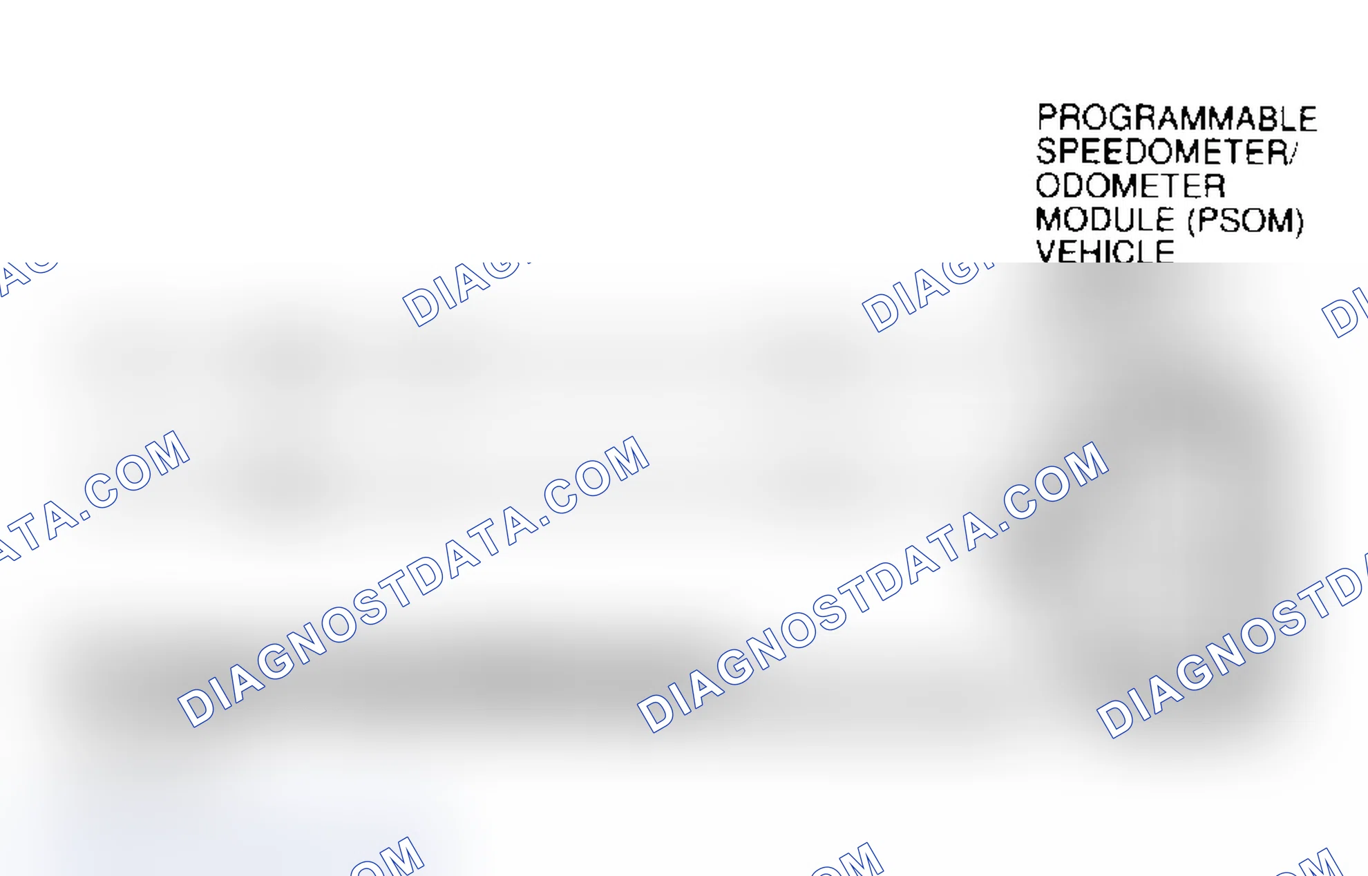 Scheme 19: PSOM Circuit & Connector Terminals (Bronco)