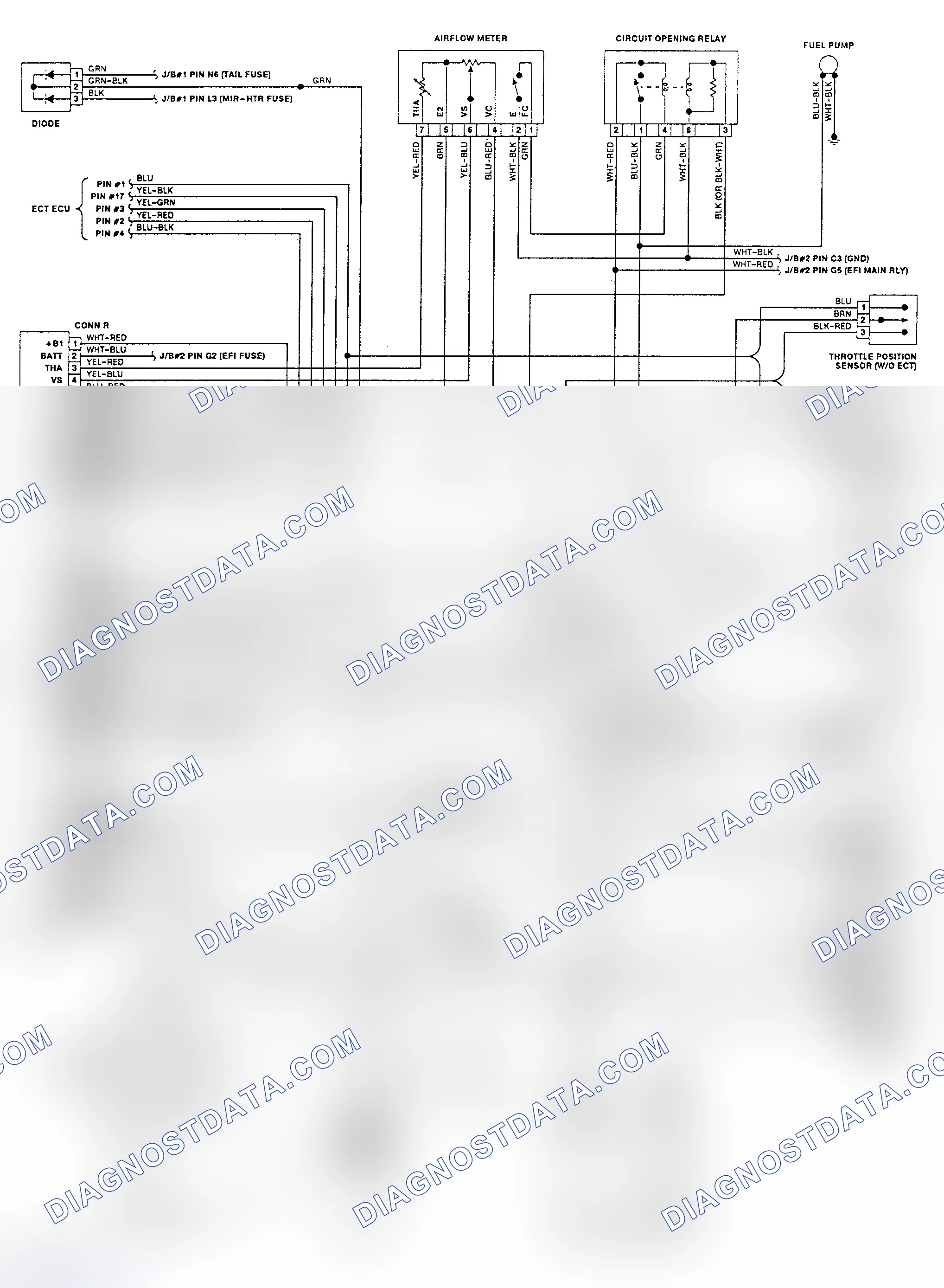 Scheme 135: Wiring Diagram (Camry 4-Cylinder)