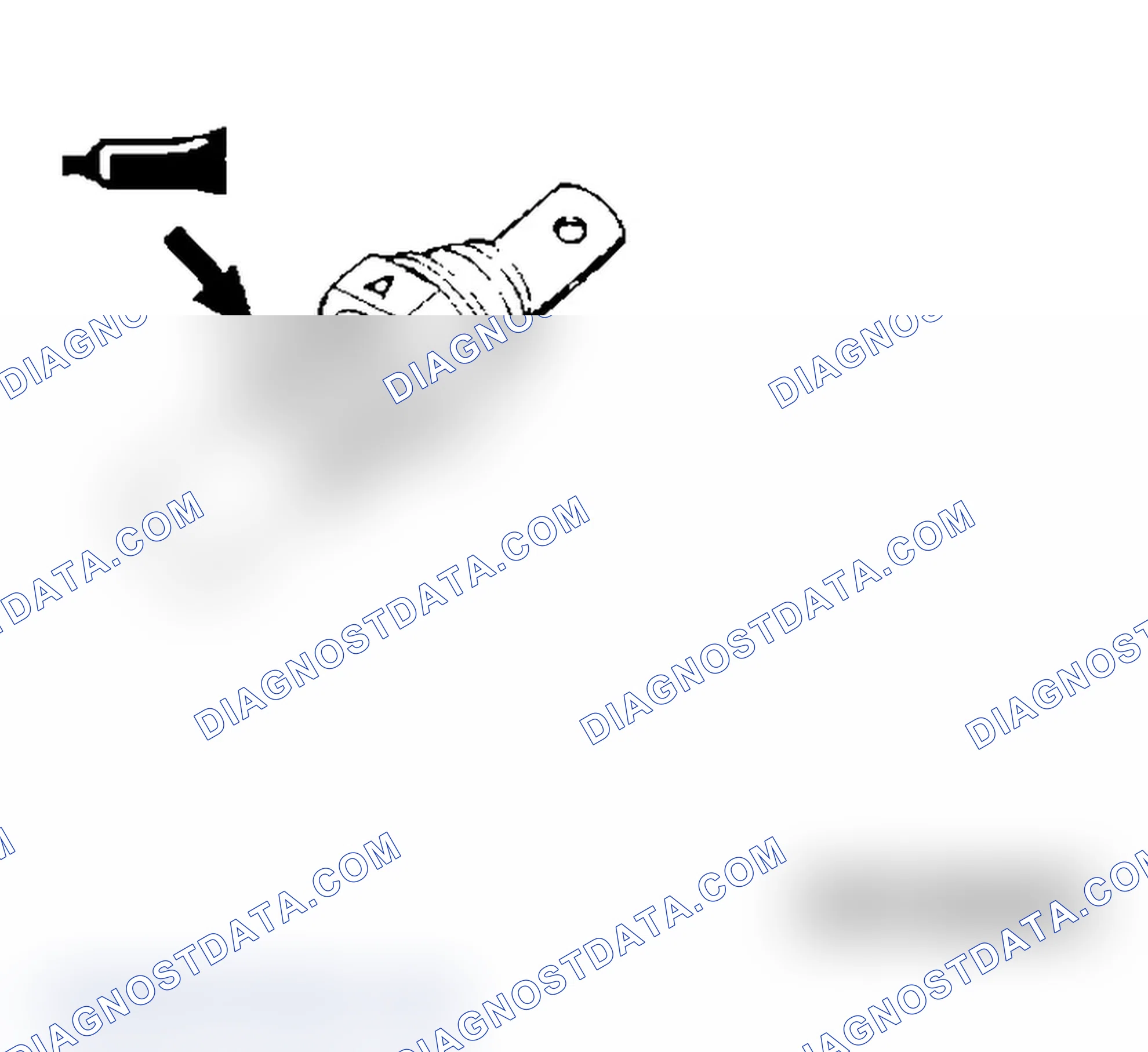 Scheme 793: >> B << ENGINE COOLANT TEMPERATURE GAUGE UNIT INSTALLATION