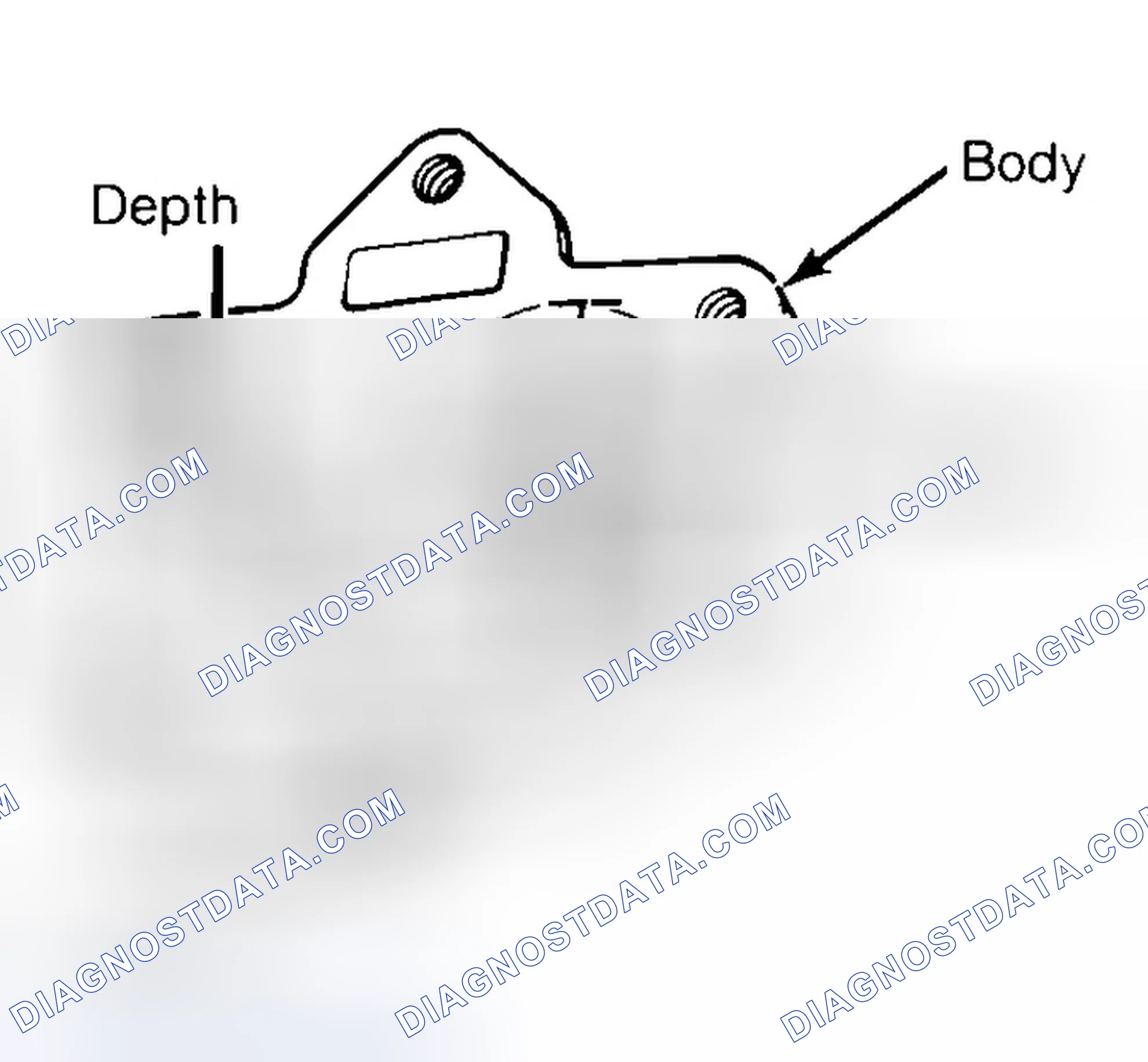 Scheme 35: Measuring Oil Pump Gear Cavity