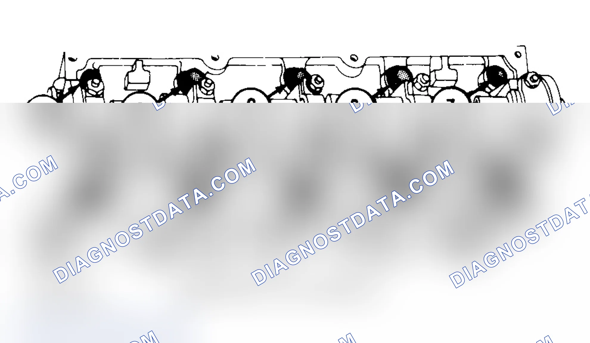 Scheme 7: Typical Cylinder Head Tightening or Loosening Sequence