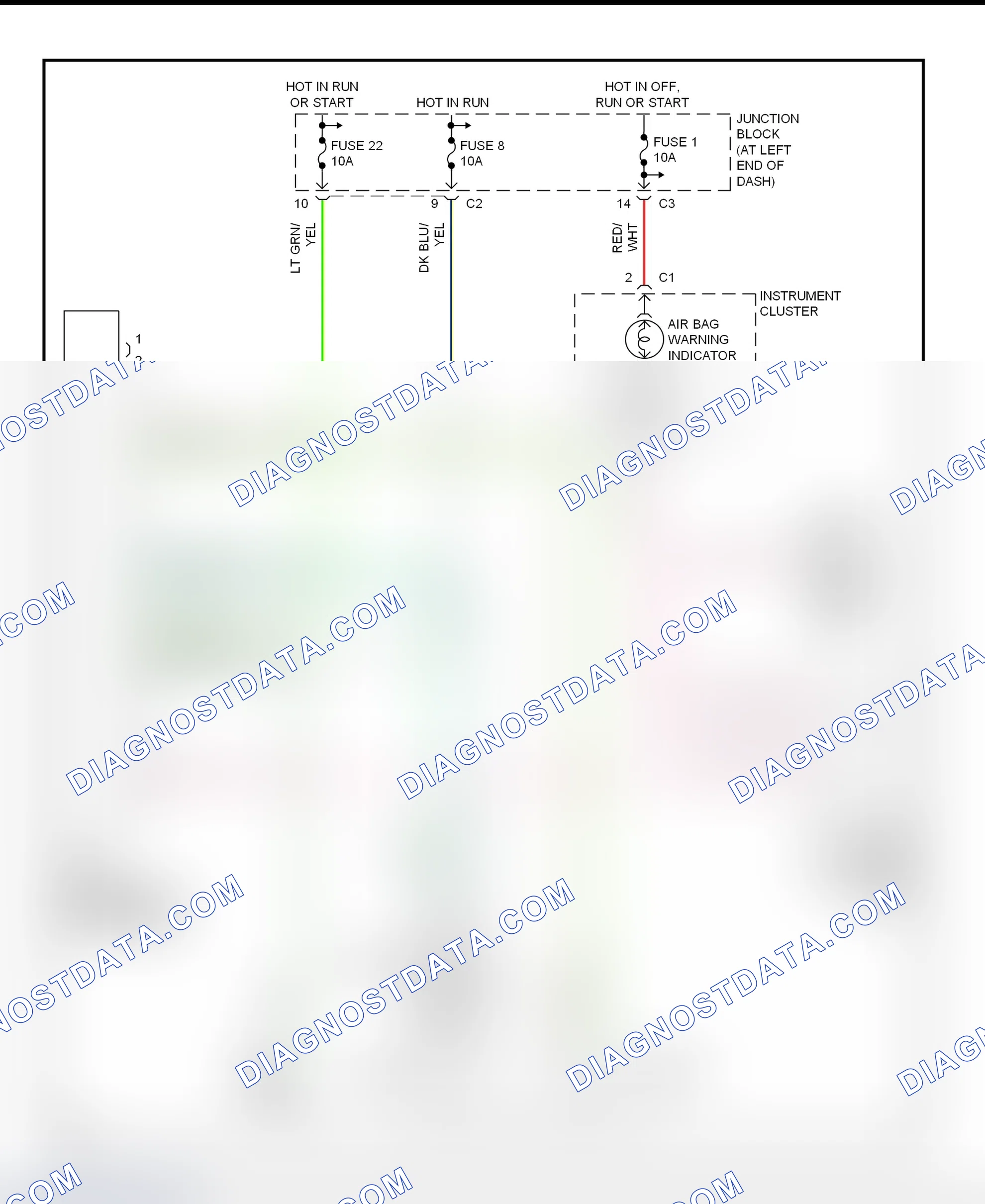 Scheme 41: Air Bag System Wiring Diagram (Concorde, Intrepid, LHS, 300M)