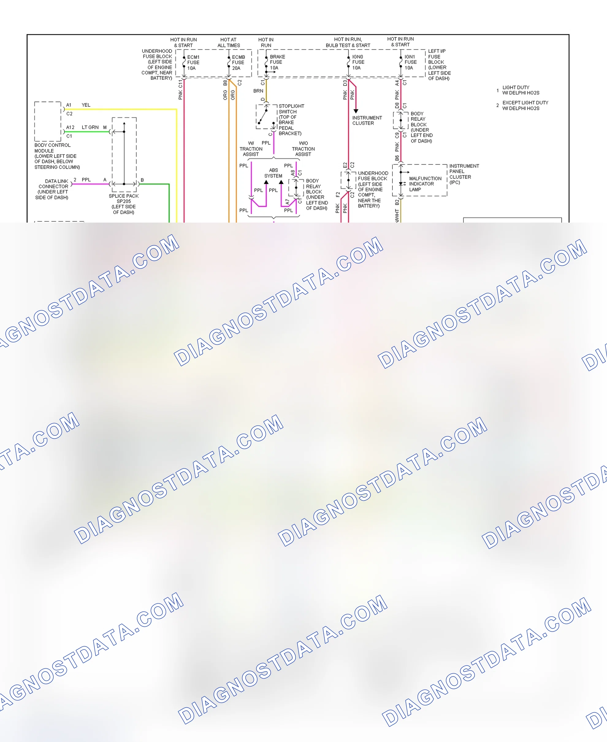 Scheme 472: Transmission Electronic Control System Wiring Diagram (2001-02 Avalanche, Escalade, Escalade Ext, Sierra, Silverado, Suburban, Tahoe, Yukon & Yukon XL - 4.8L, 5.3L & 6.0L)