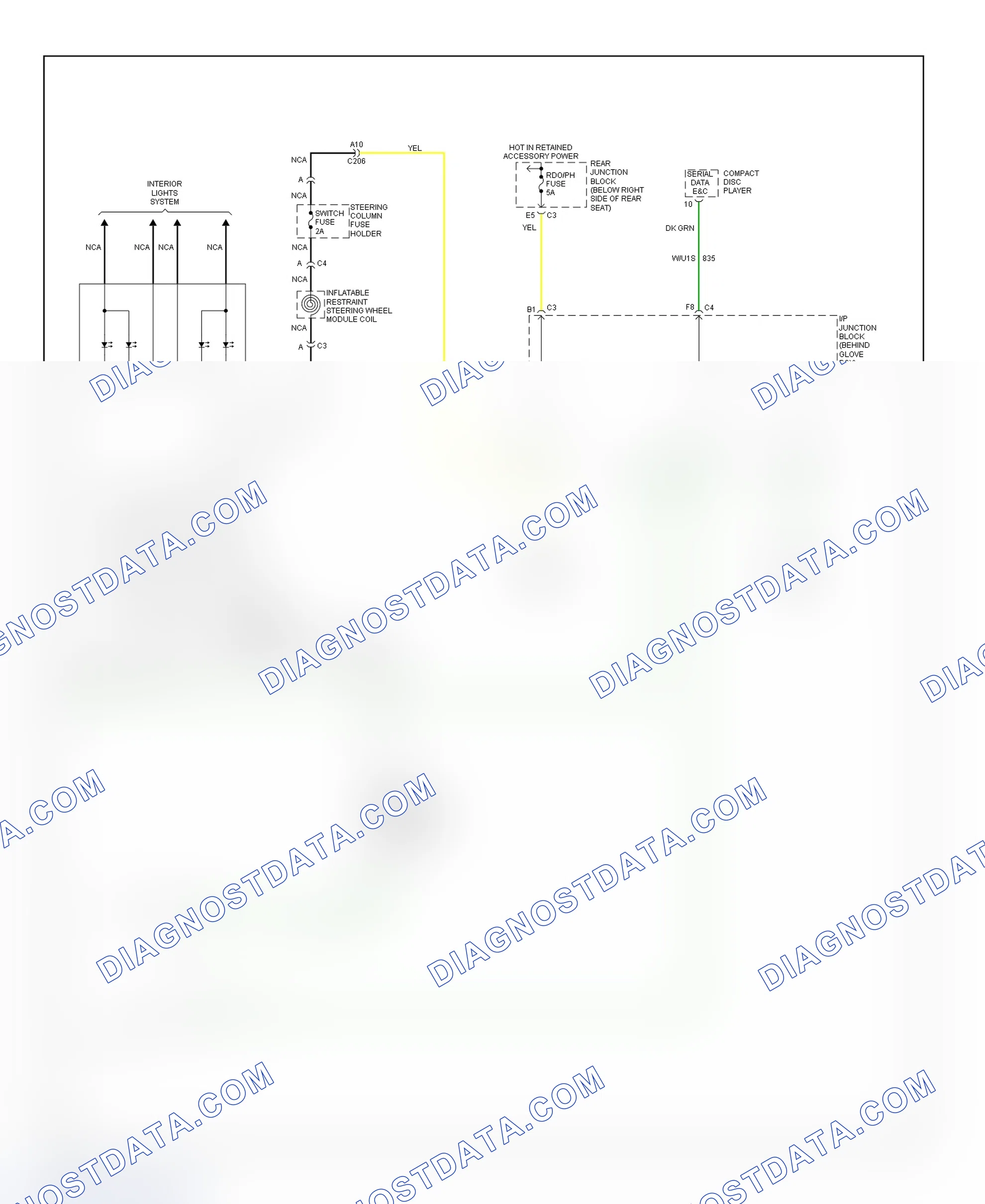 Scheme 21: Automatic A/C-Heater System Wiring Diagram (Park Avenue - 3 Of 3)