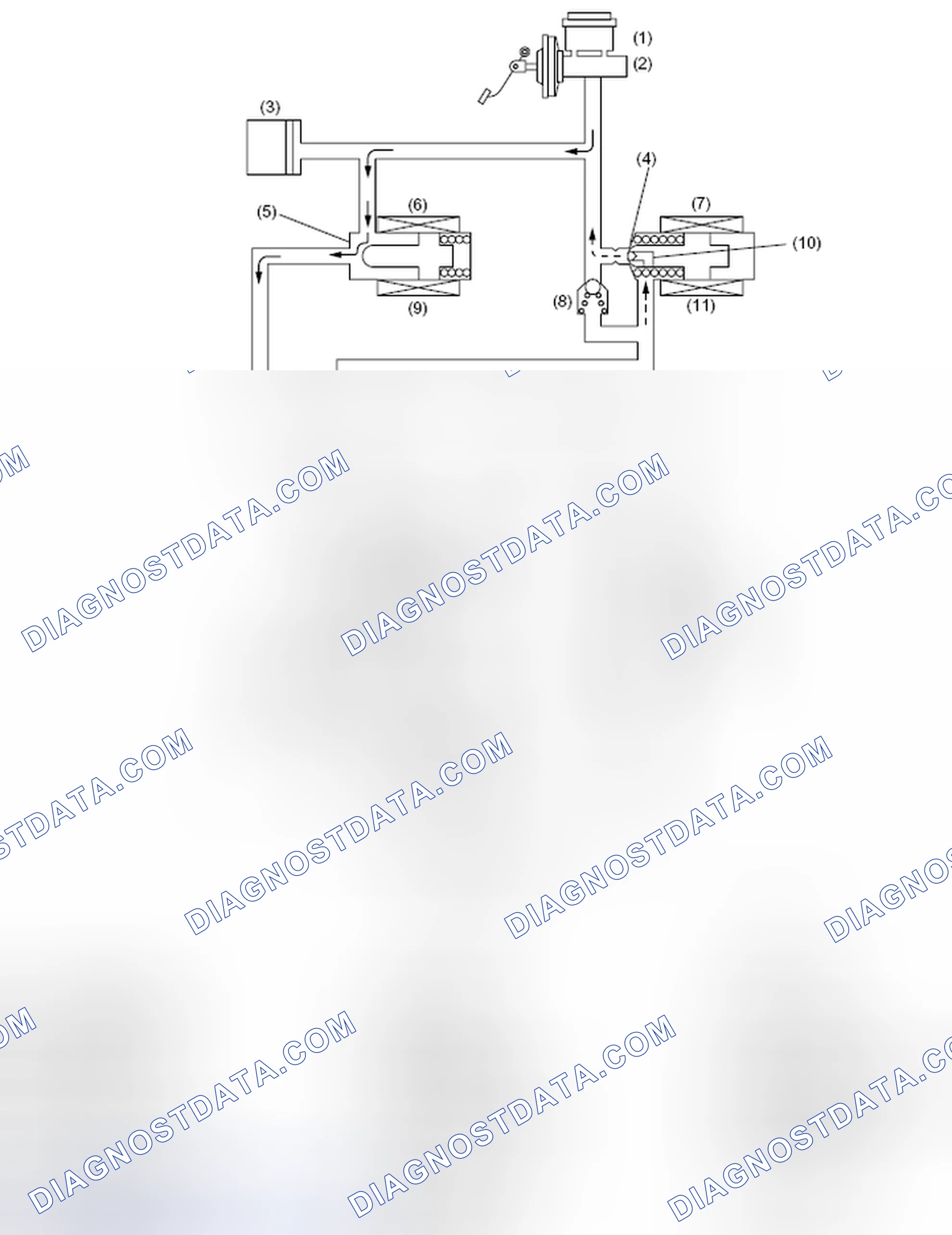 Scheme 25: PRESSURE "HOLD" CONTROL WITH BRAKE PEDAL NOT DEPRESSED