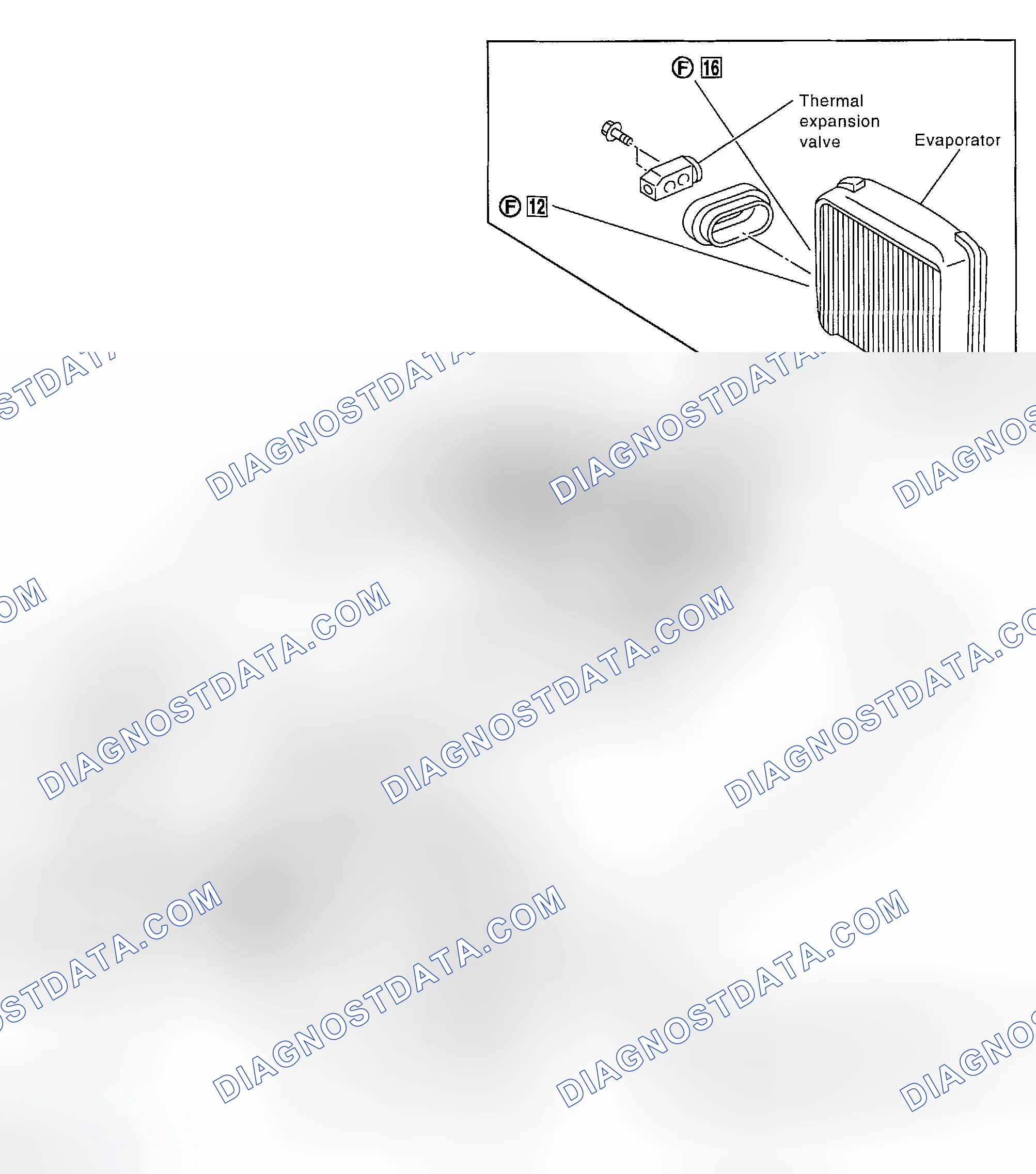 Scheme 125: O-RING AND REFRIGERANT CONNECTION