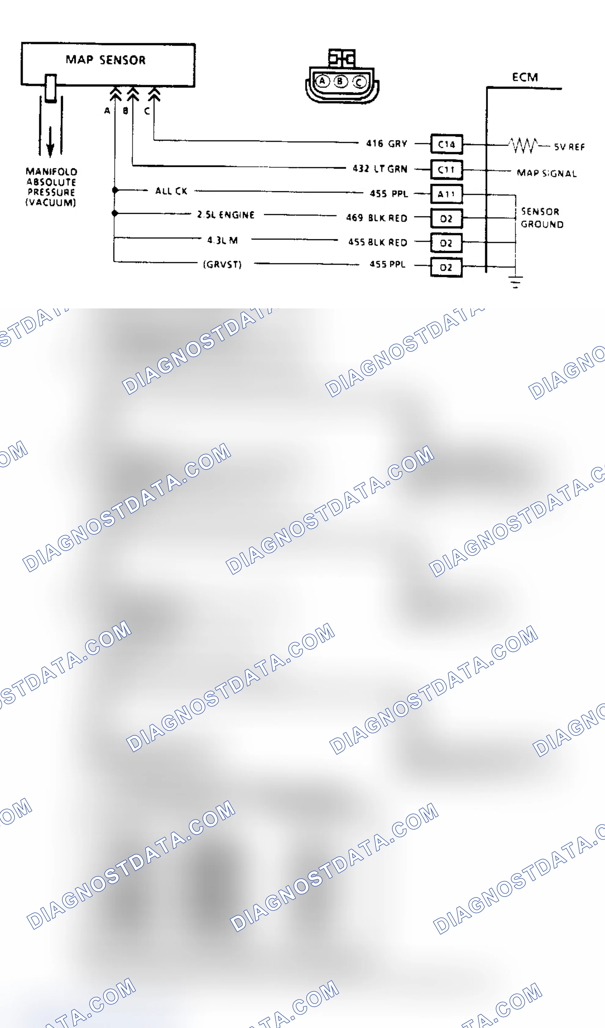 Scheme 67: Code 34, MAP Sensor (Signal Voltage Low)
