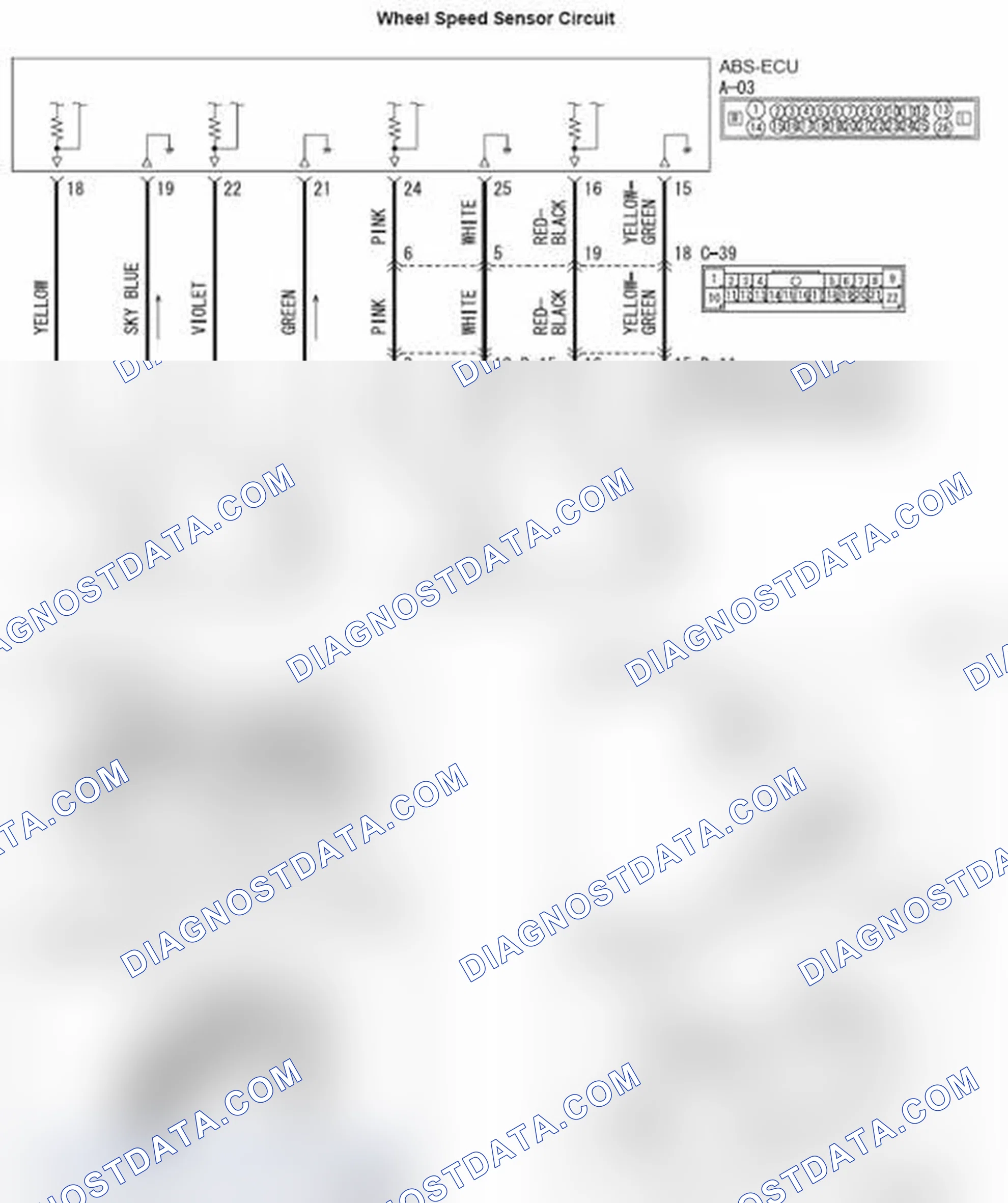 Scheme 94: DTC C1048: RL wheel speed sensor control phase time exceeded
