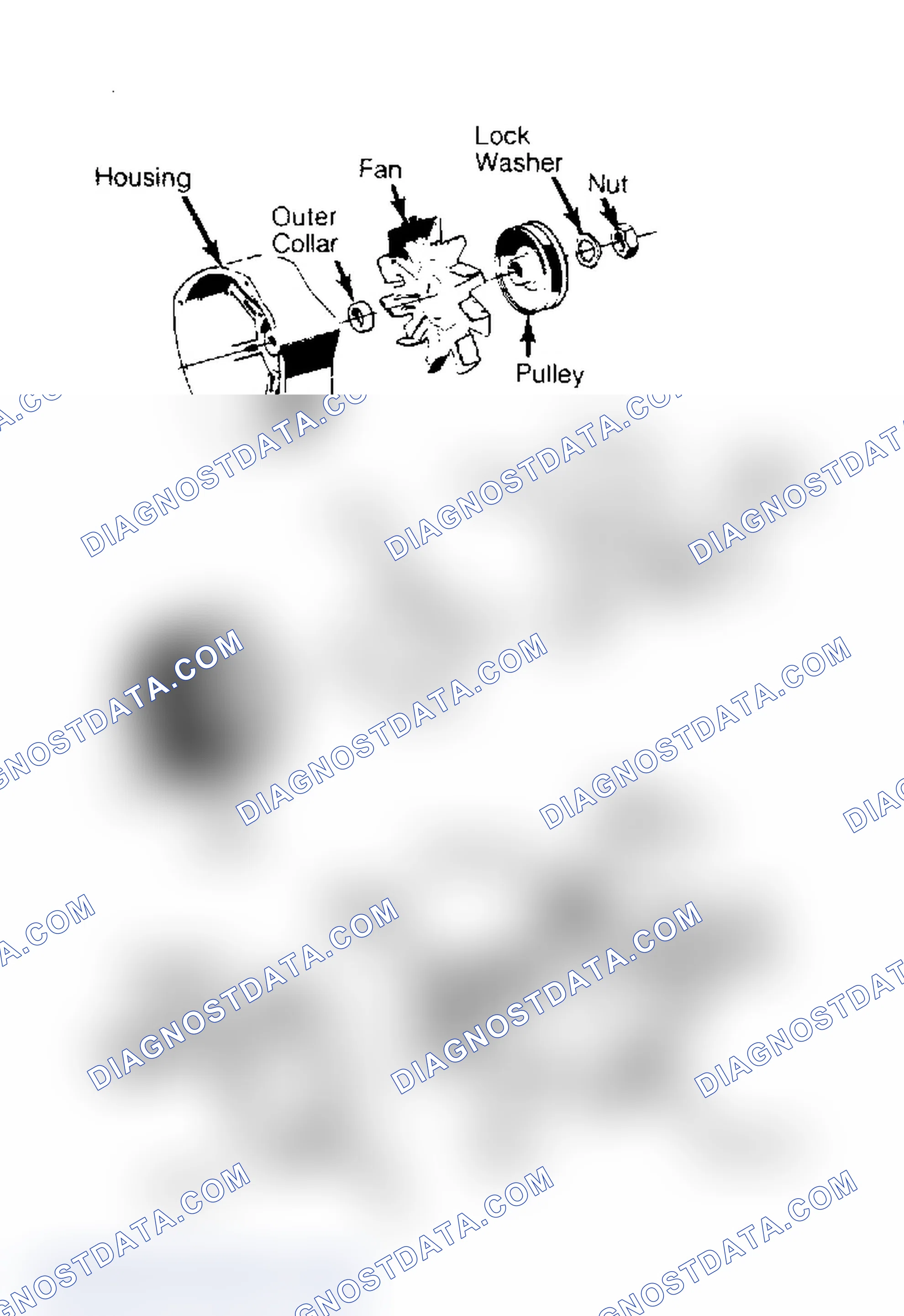 Scheme 7: Exploded View of Delcotron Alternator Model 10SI