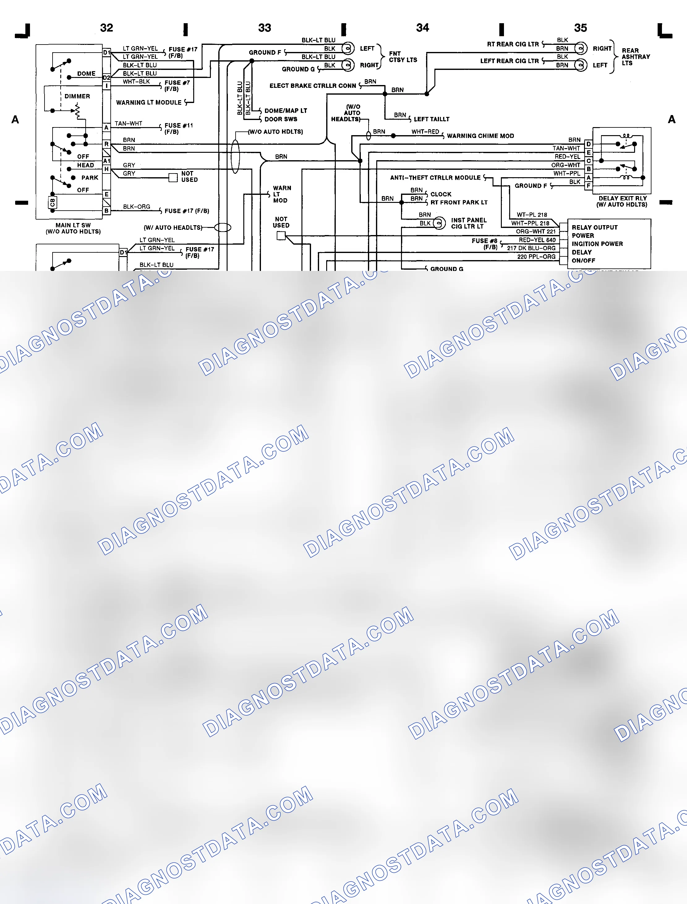 Scheme 3: Automatic Headlight System (Grid A-c 32-35)