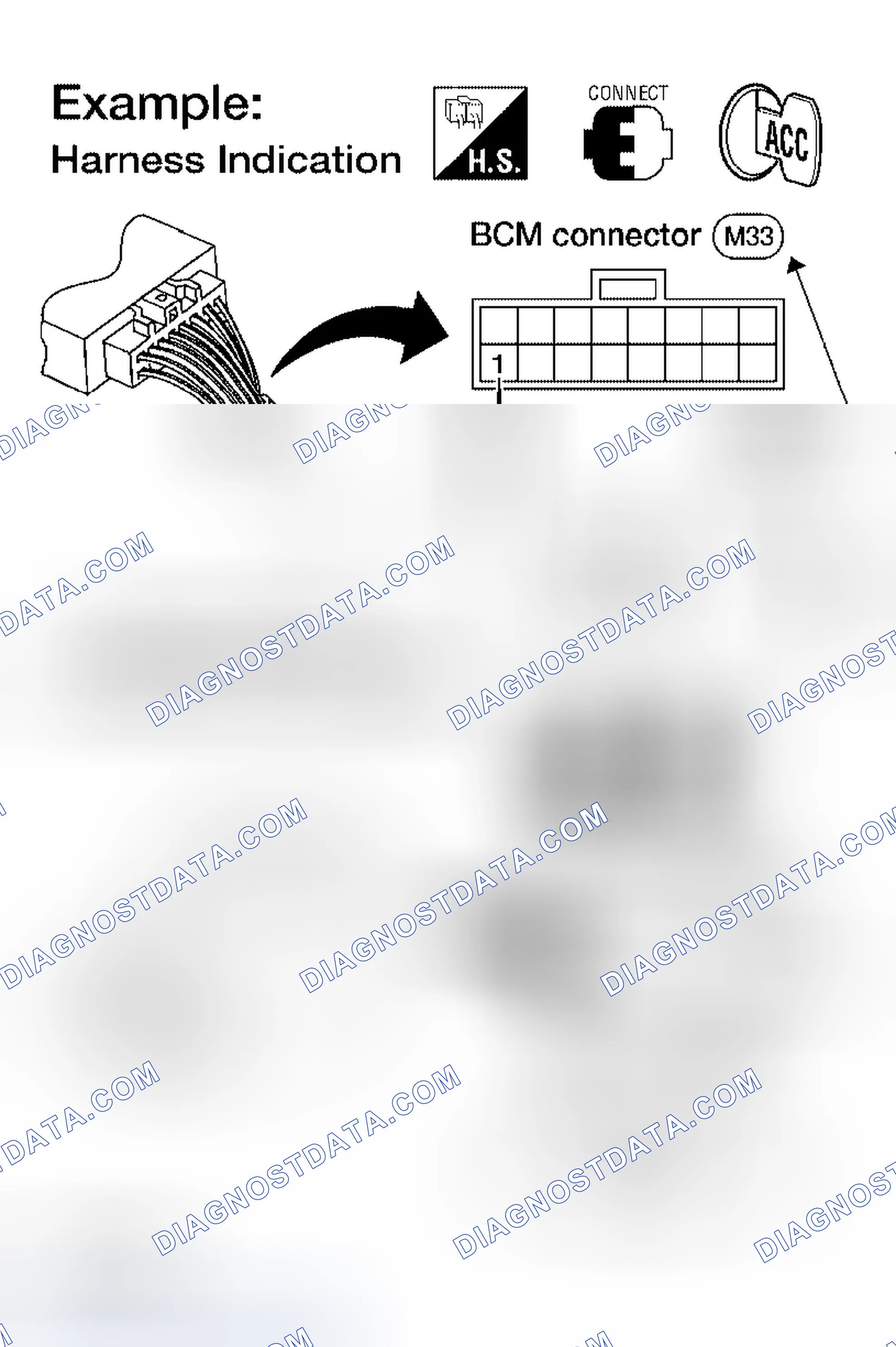 Scheme 21: HARNESS WIRE COLOR AND CONNECTOR NUMBER INDICATION