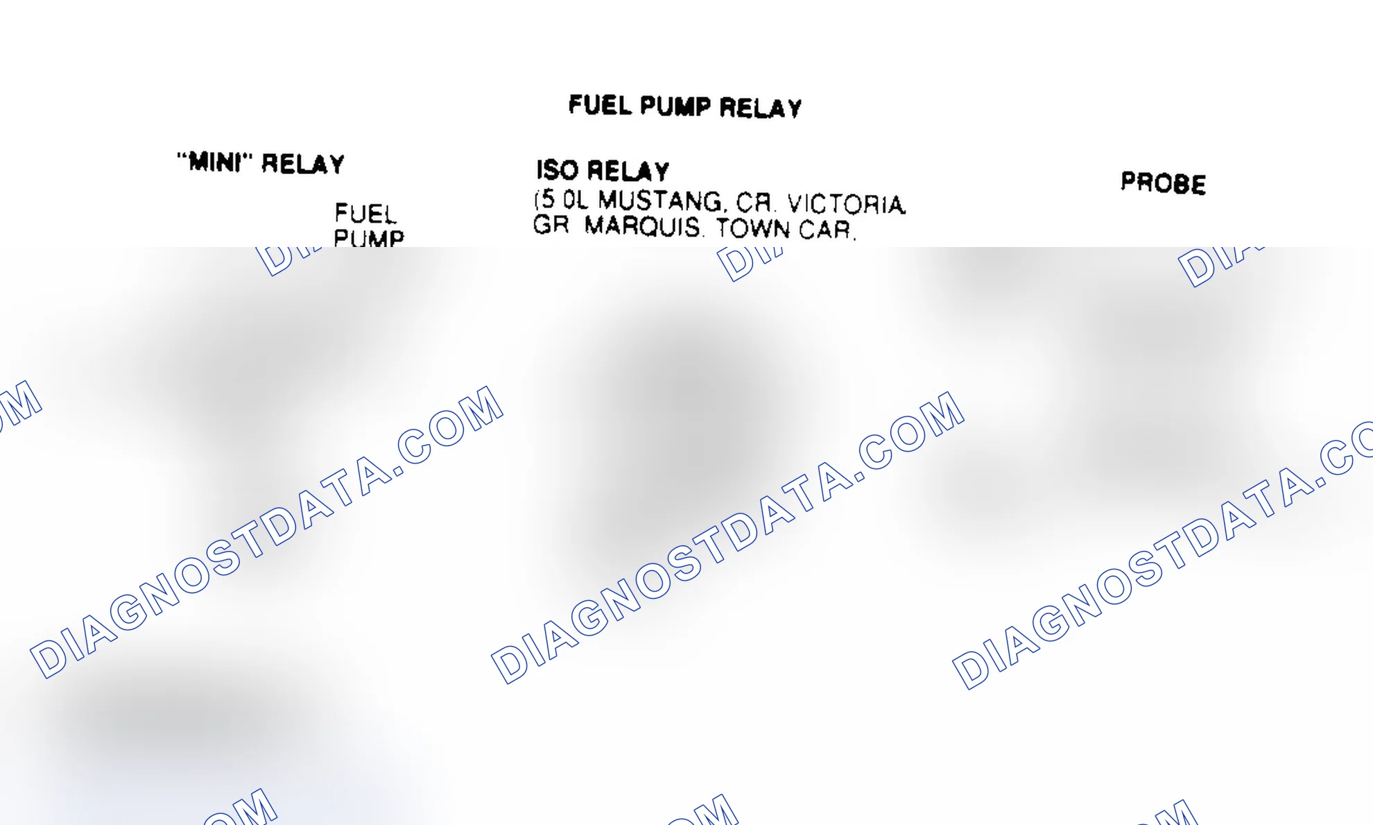 Scheme 59: Identifying Fuel Pump Relay Connector Terminals