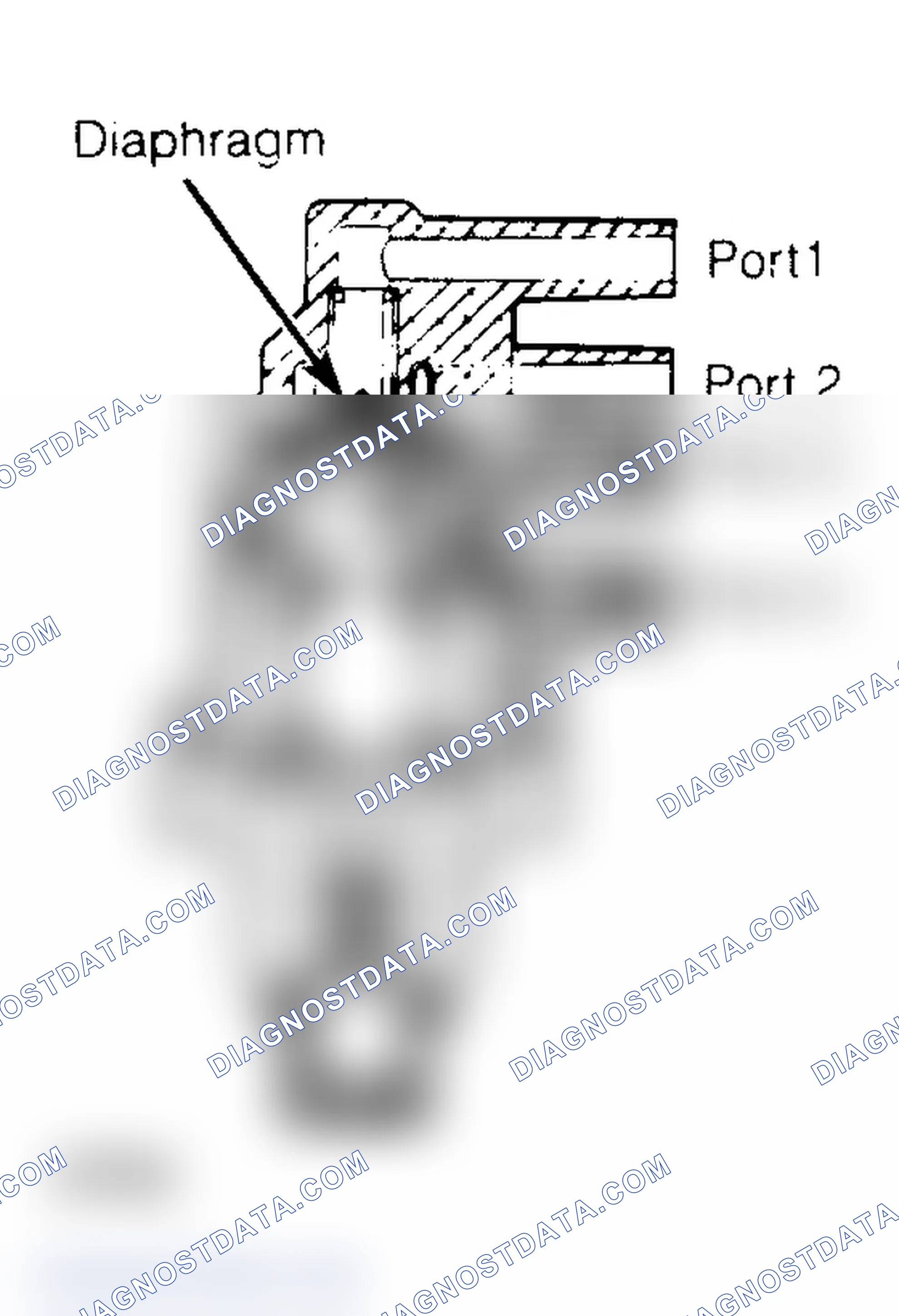 Scheme 34: Cutaway View of 4-Port PVS Connect vacuum gauge to first and third port to check PVS.