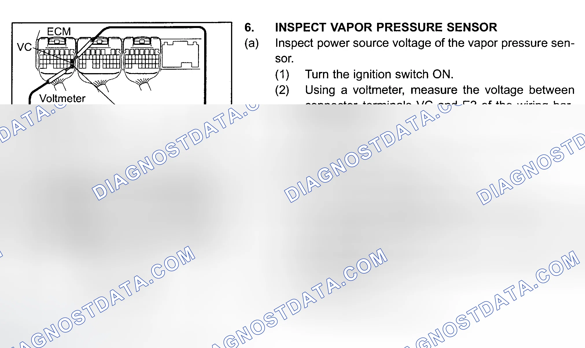 Scheme 803: Vapor Pressure Sensor (Camry PZEV)