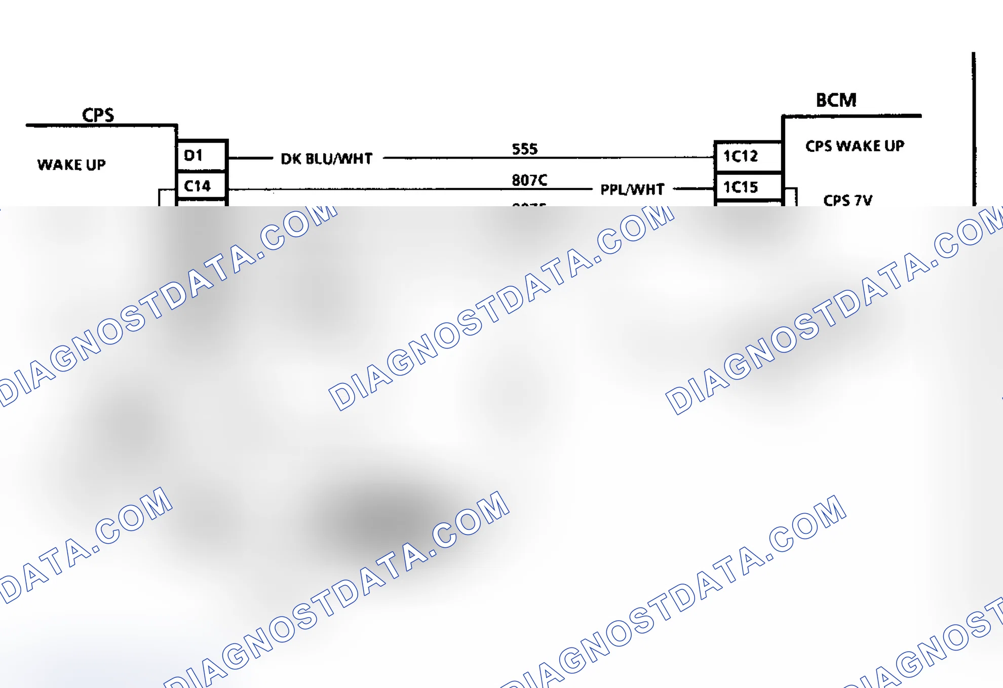 Scheme 383: Chart B7, BCM-CPS Wake-Up Signal Problem Schematic