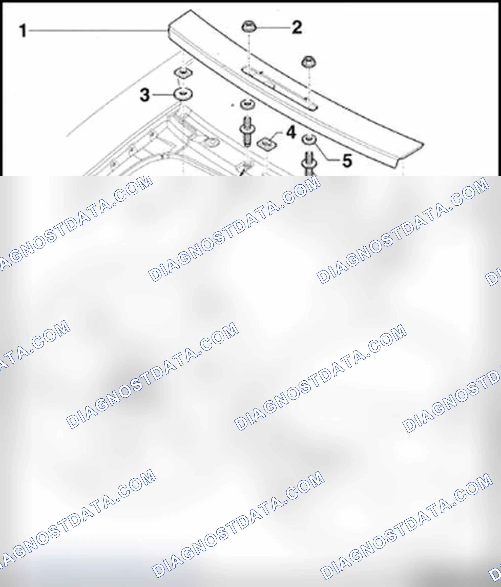 Scheme 143: Convertible top cover molding, removing and installing