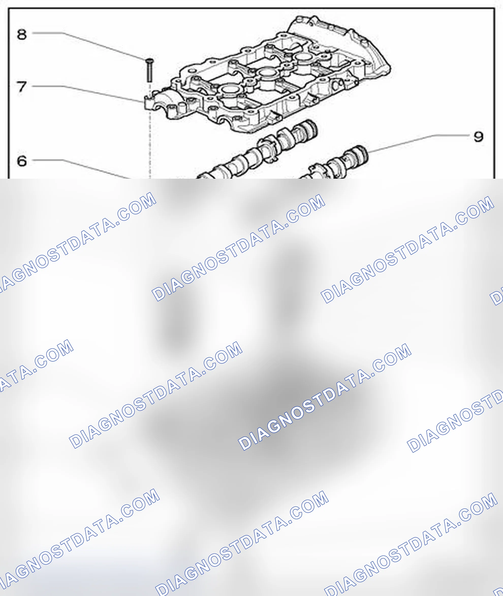 Scheme 230: Valvetrain, Component Overview
