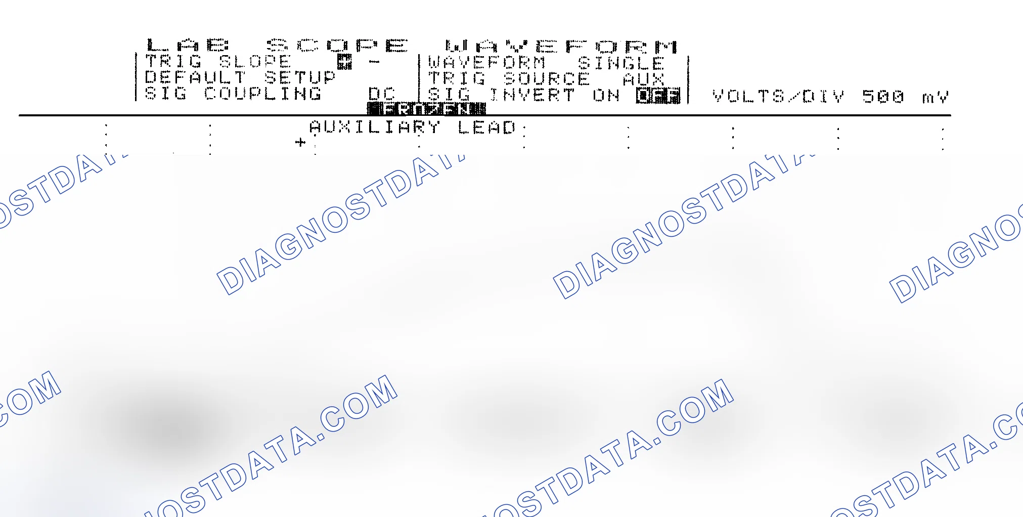 Scheme 14: Single Injector w/Excessive Current Flow - Current Pattern