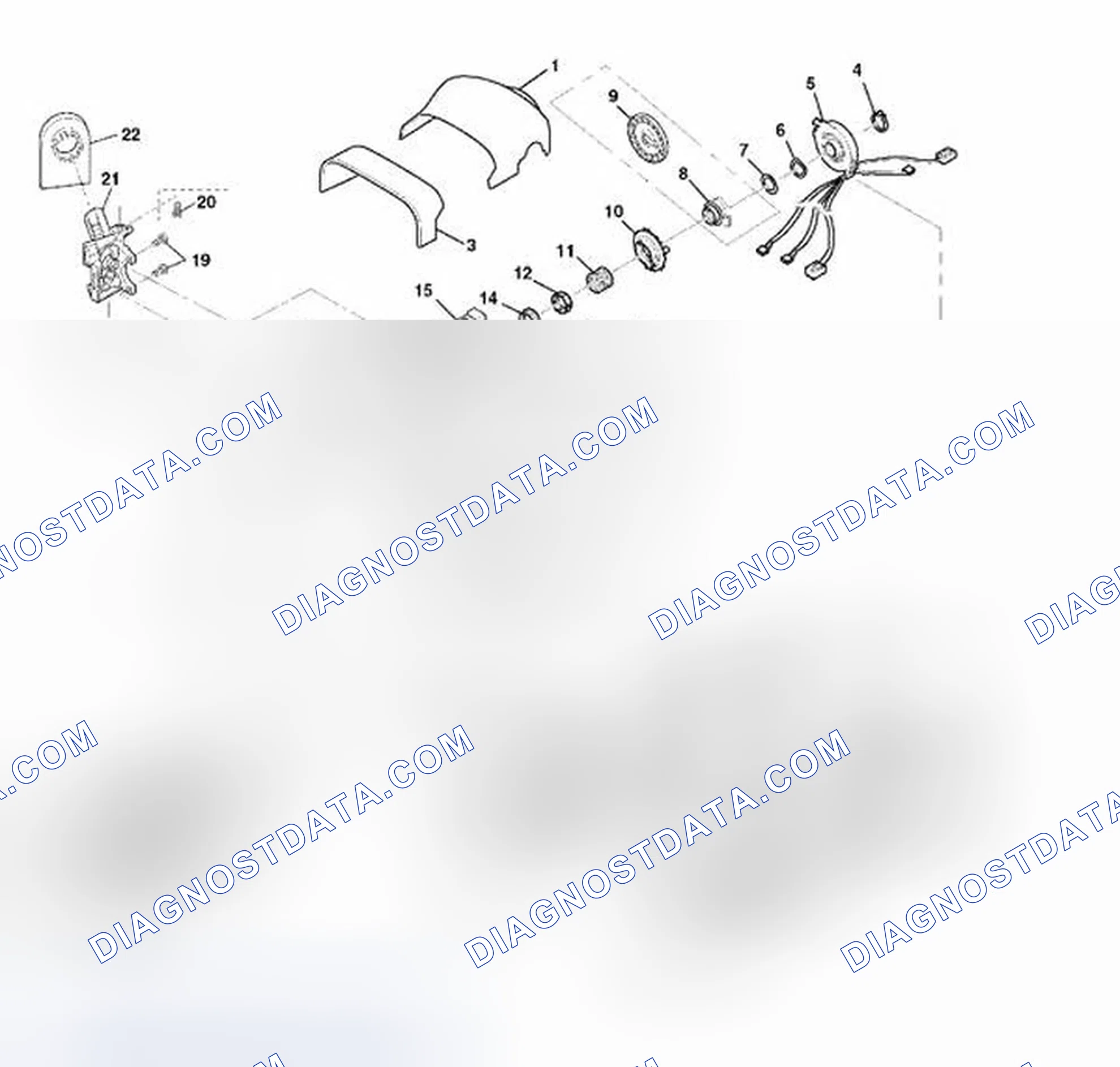 Scheme 2: Steering Column Disassembled View