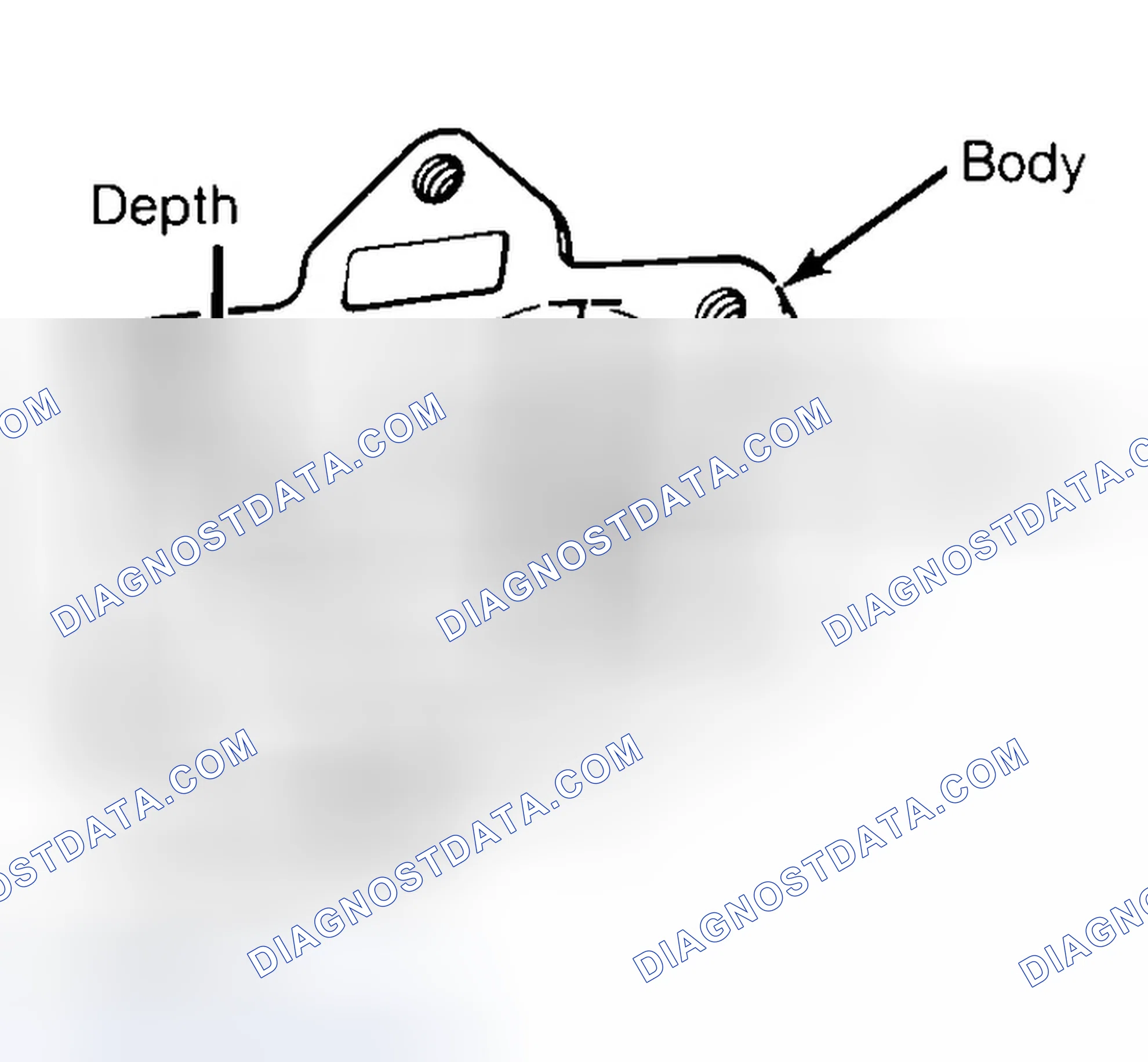 Scheme 35: Measuring Oil Pump Gear Cavity