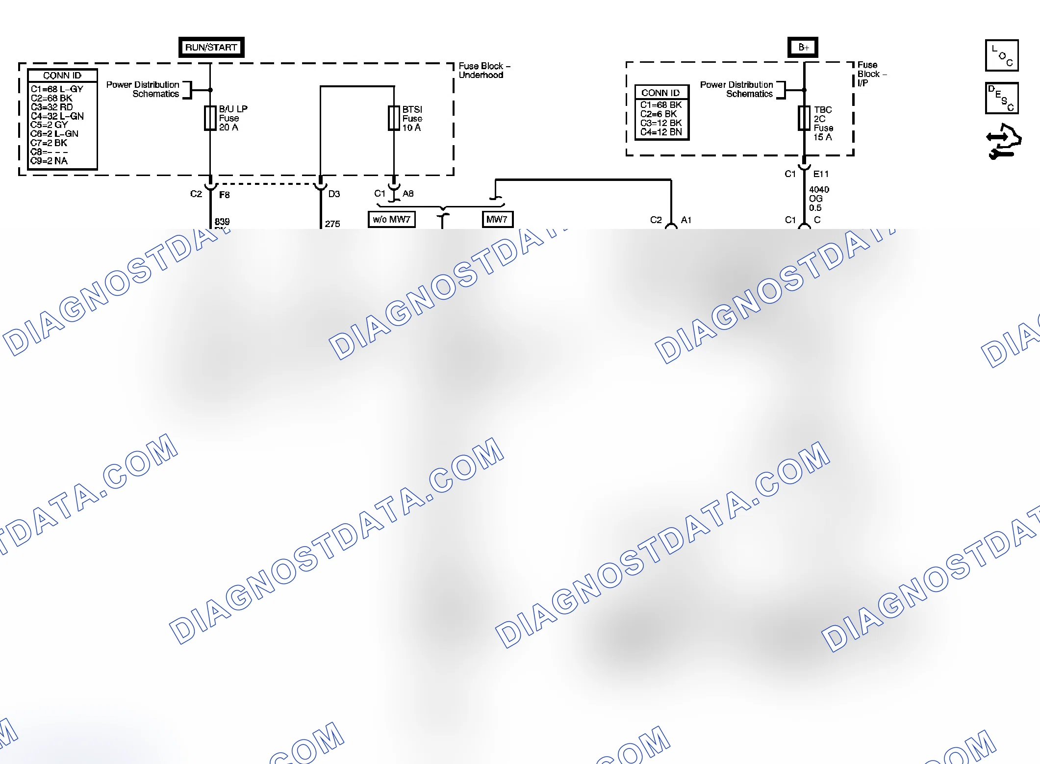Scheme 203: Shift Lock Control Wiring Schematics