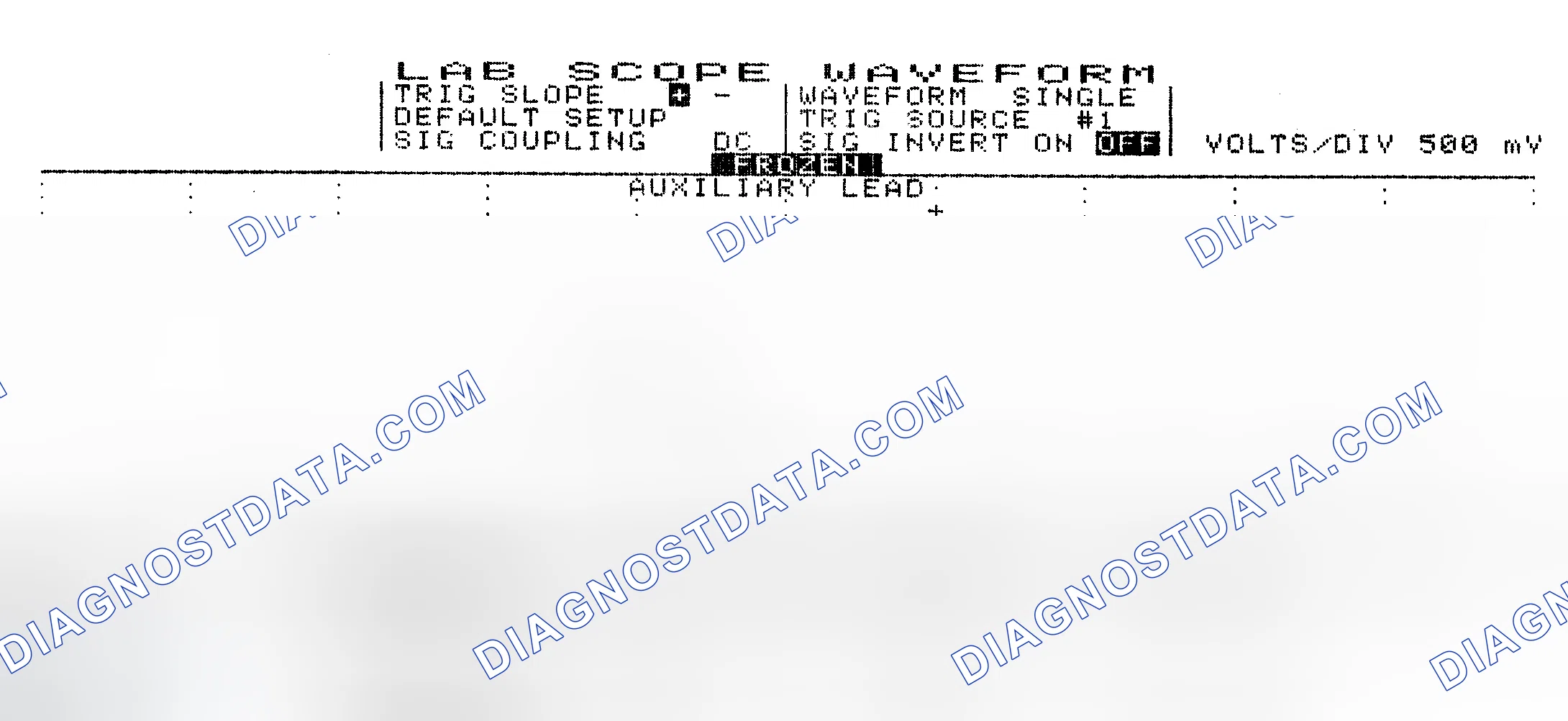 Scheme 10: Single Injector w/Excessive Current Flow - Current Pattern